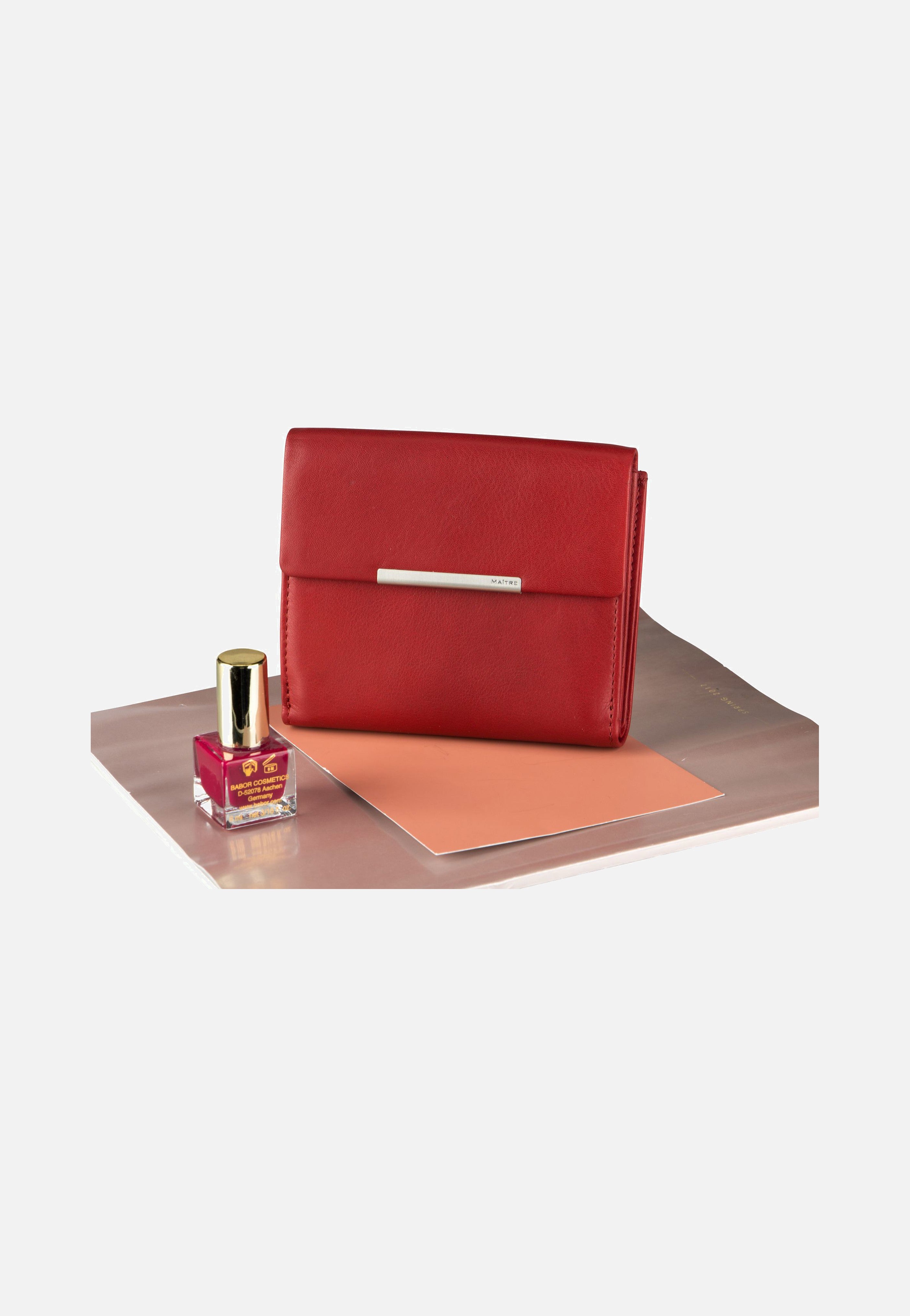 Maître Belg Dartrud Purse MH11F Red Portemonnaie
