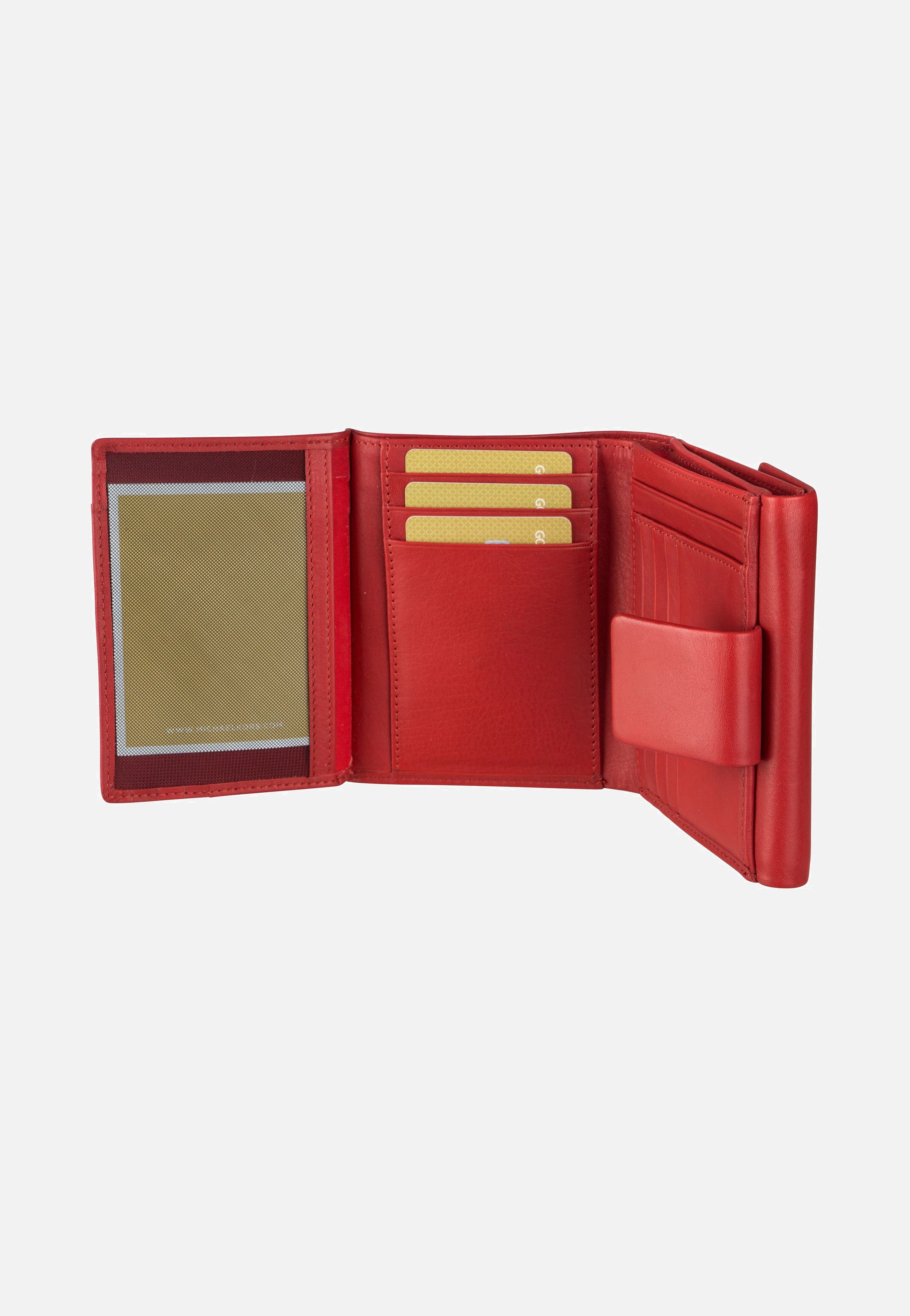 Maître Belg Dartrud Purse MH11F Red Portemonnaie