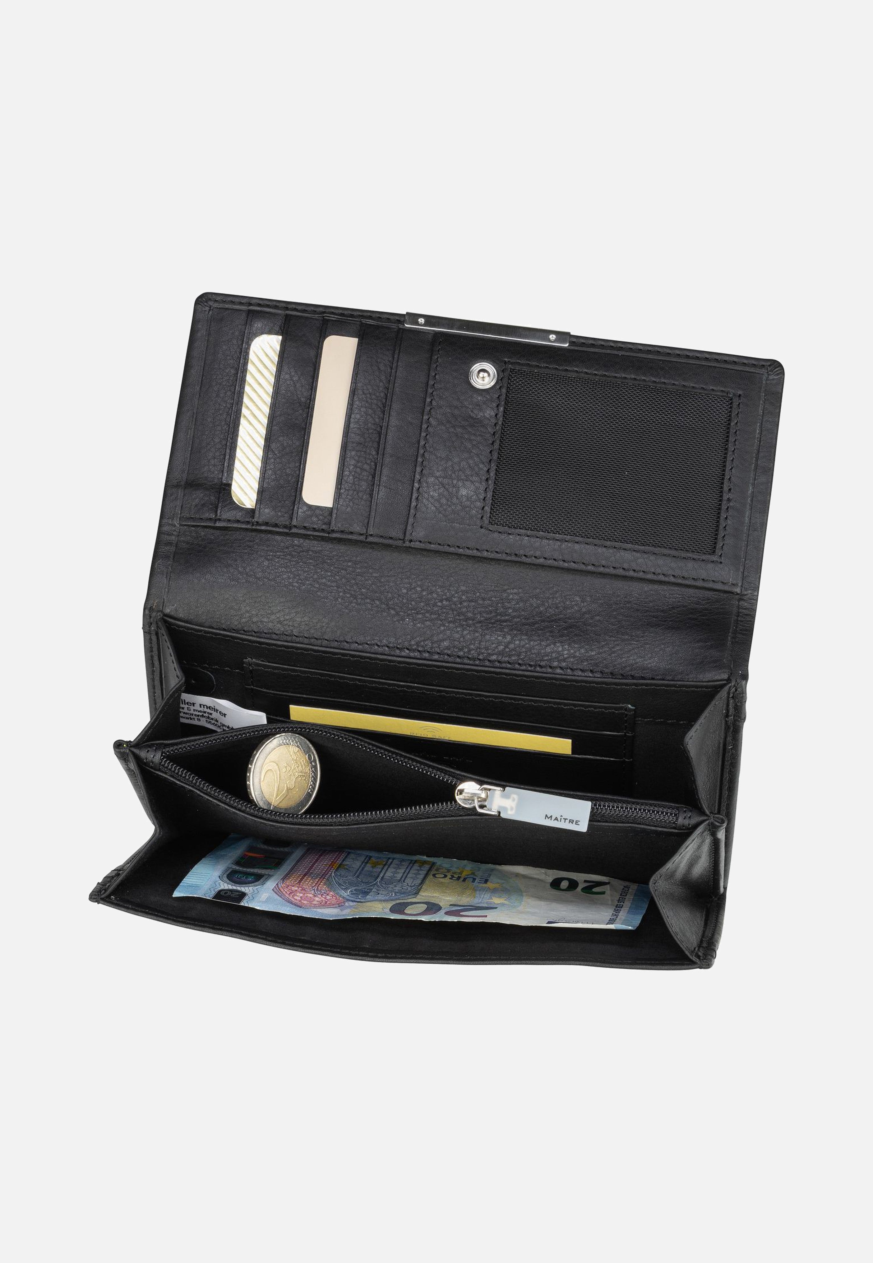 Maître Belg Diedburg Purse LH8F Black Portemonnaie