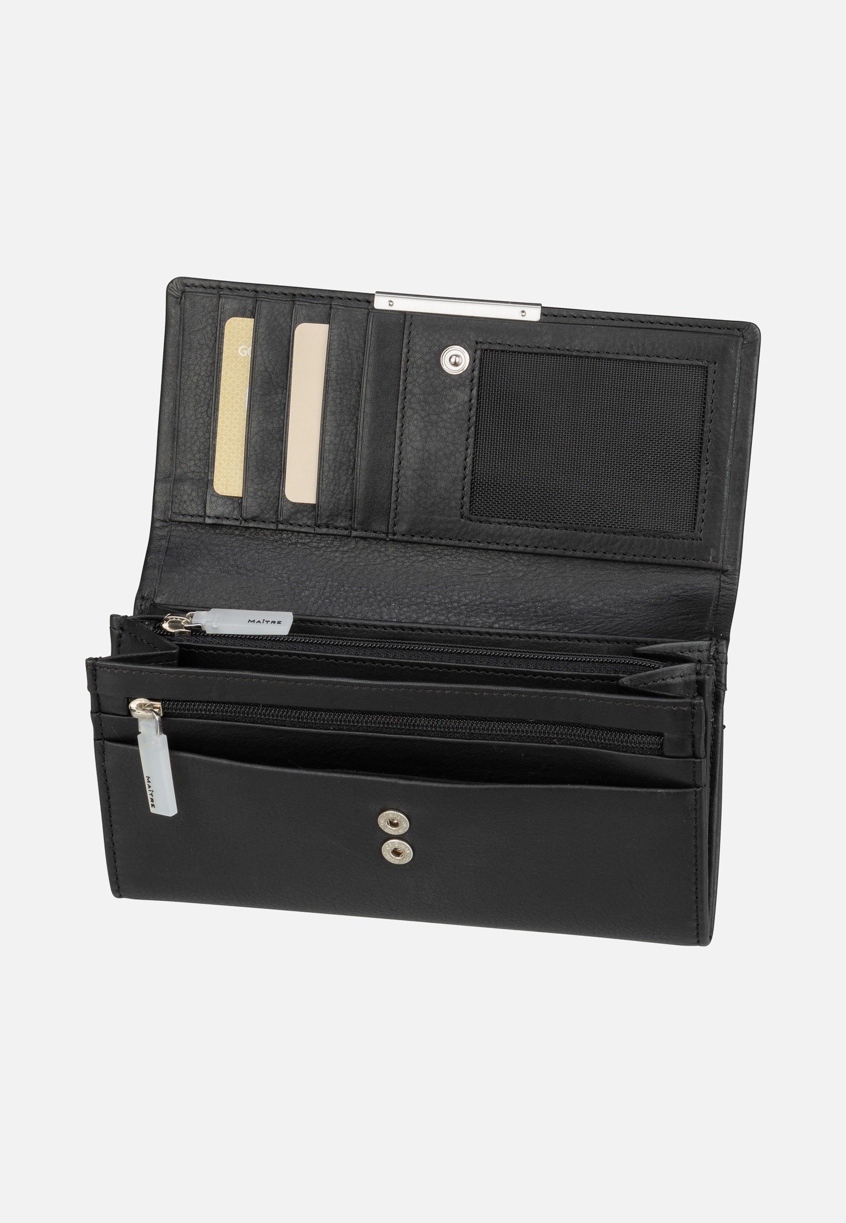 Maître Belg Diedburg Purse LH8F Black Portemonnaie