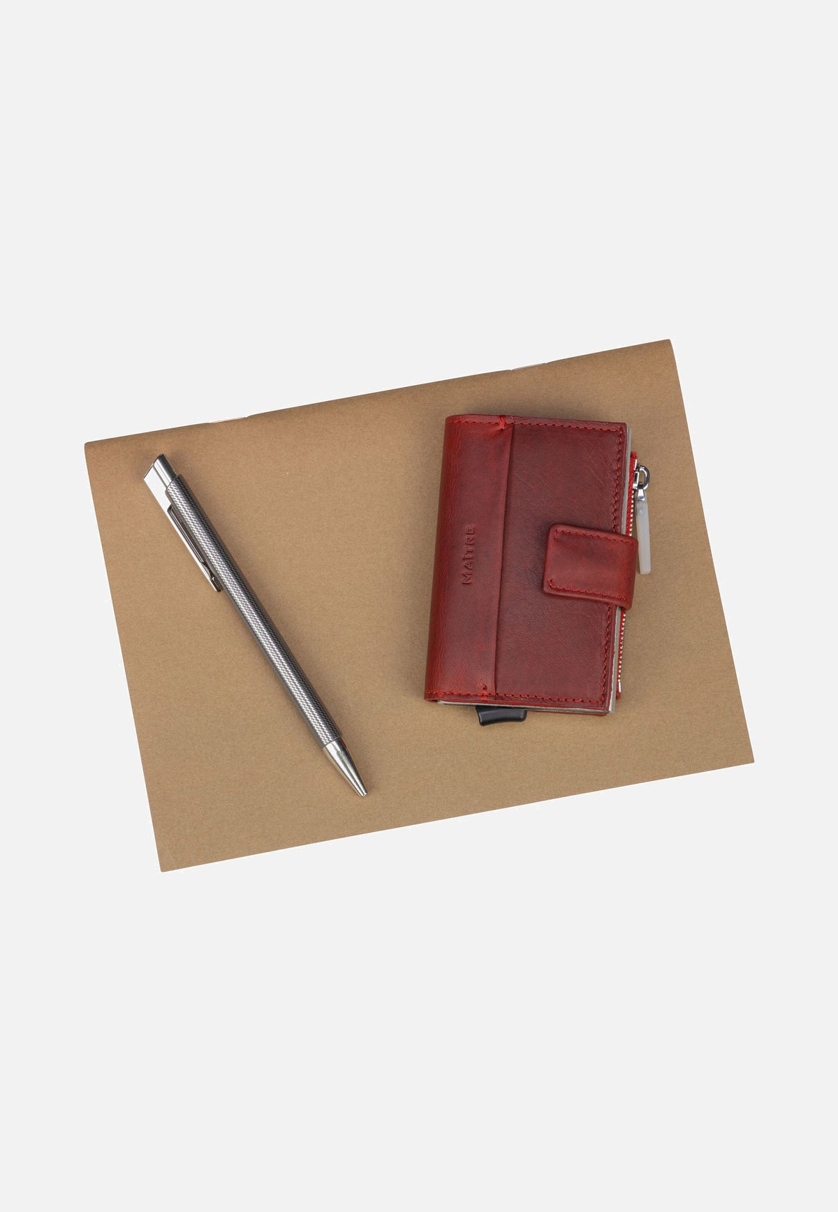 Maître Birkenfeld C Four E-Cage SV8 Red Card Holder