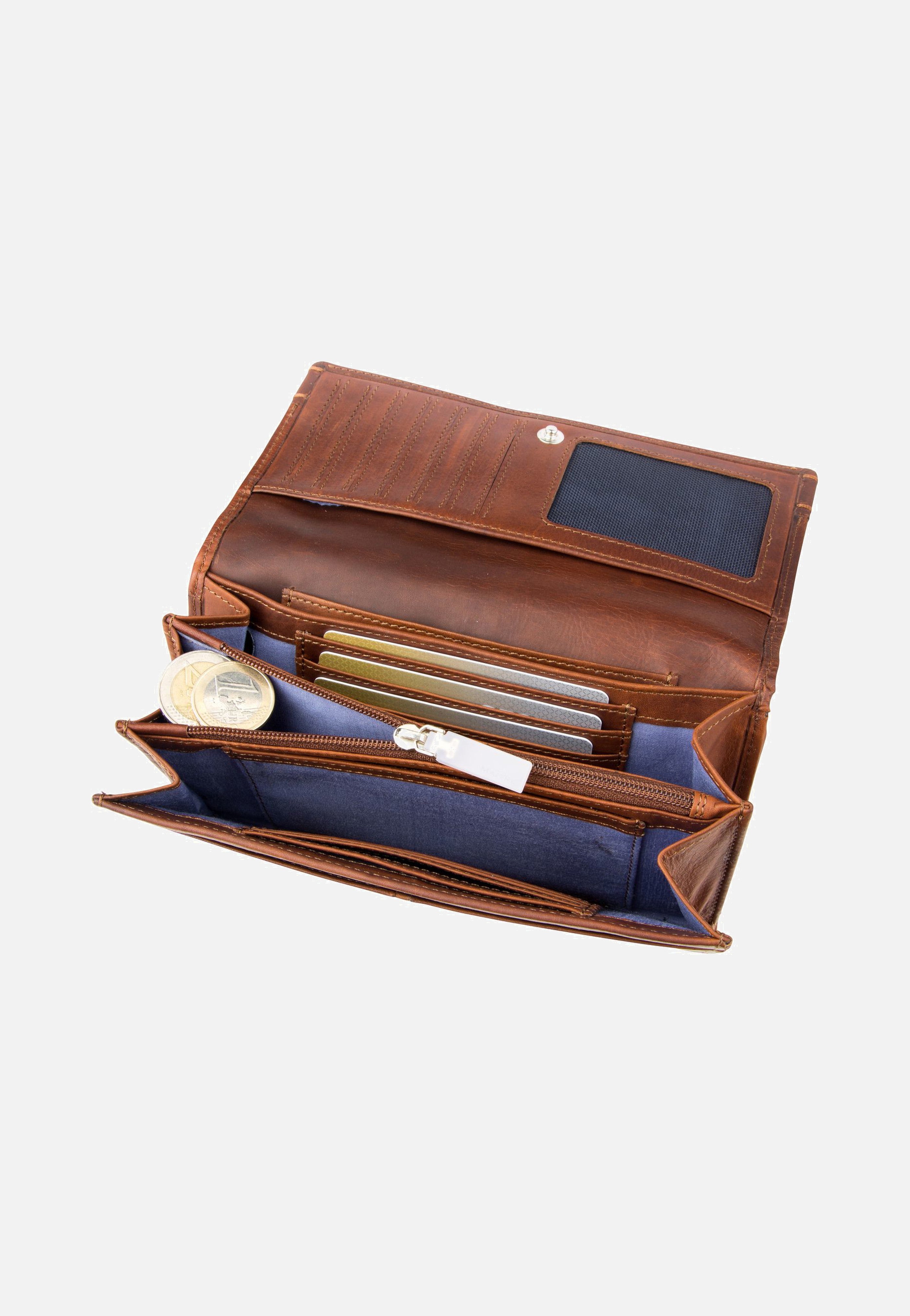 Maître Birkenfeld Diedburg Purse LH15FZ Cognac Portemonnaie