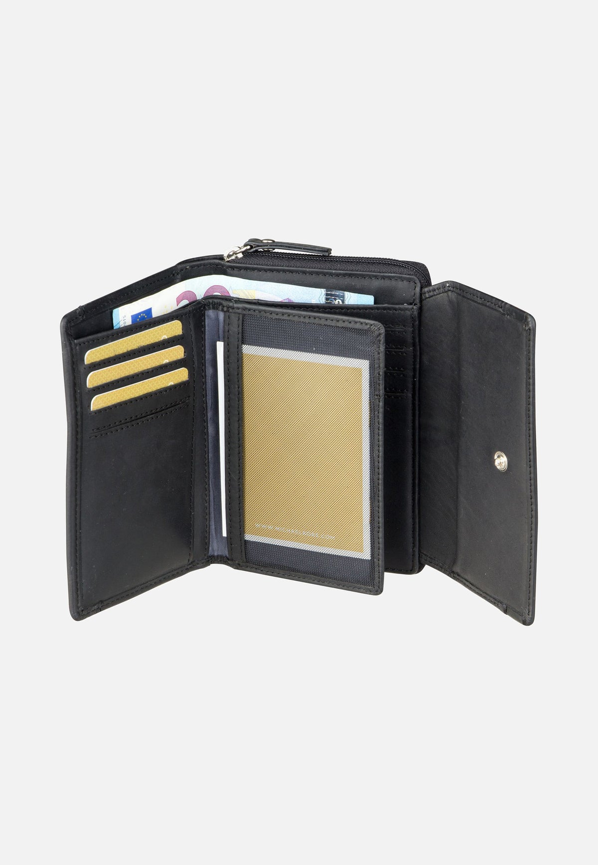 Maître Birkenfeld Diethilde Purse MH14FZ Black Portemonnaie