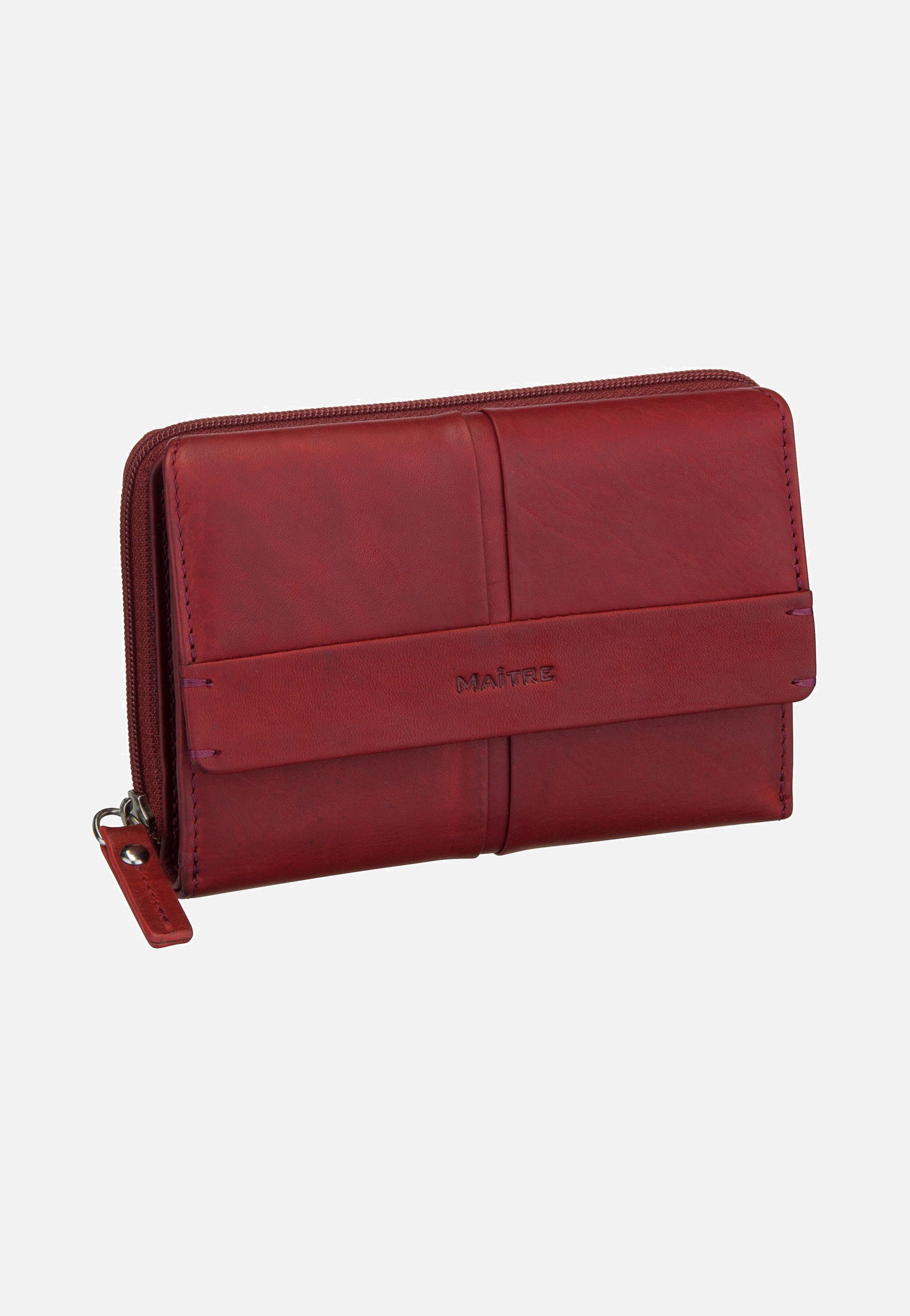 Maître Birkenfeld Diethilde Purse MH14FZ Red Portemonnaie