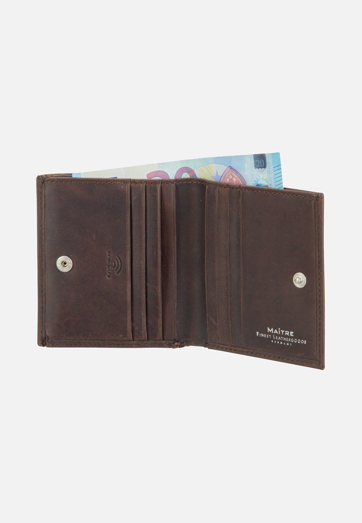 Maître Birkheim Gerfried BillFold SH4F Dark Brown Portemonnaie