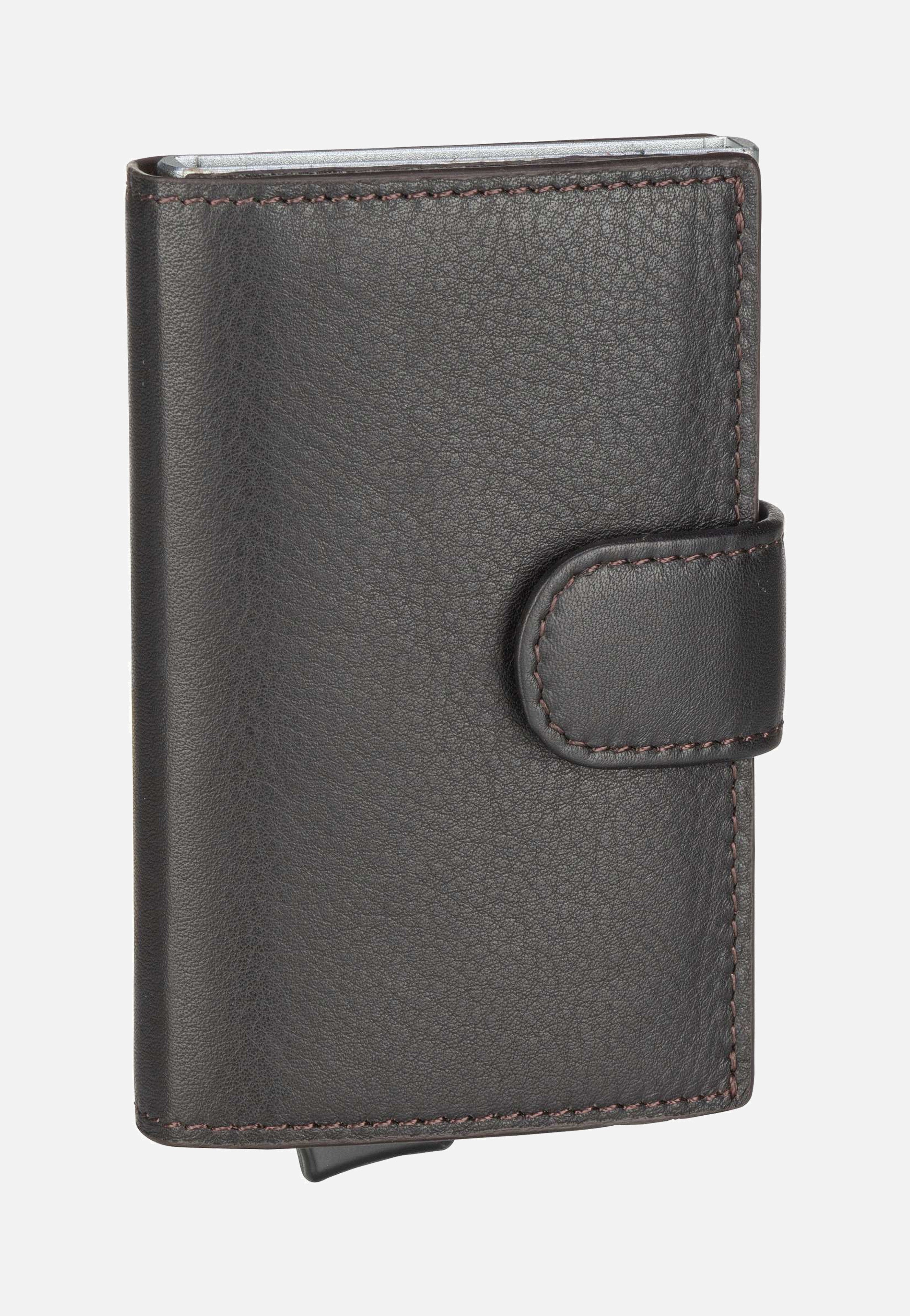 Maître Bundenbach C Three E-Cage SV8F Dark Brown Card Holder