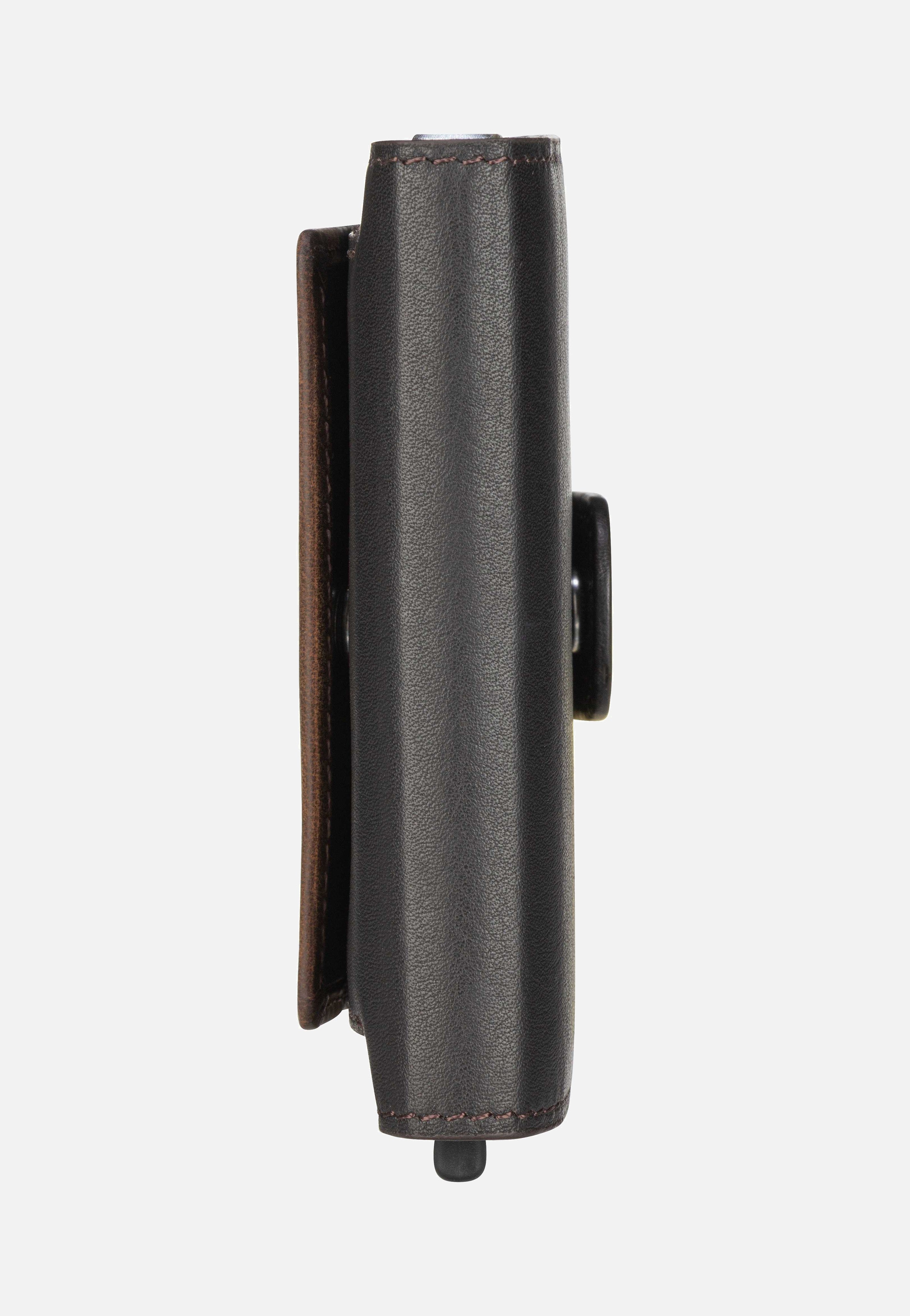 Maître Bundenbach C Three E-Cage SV8F Dark Brown Card Holder