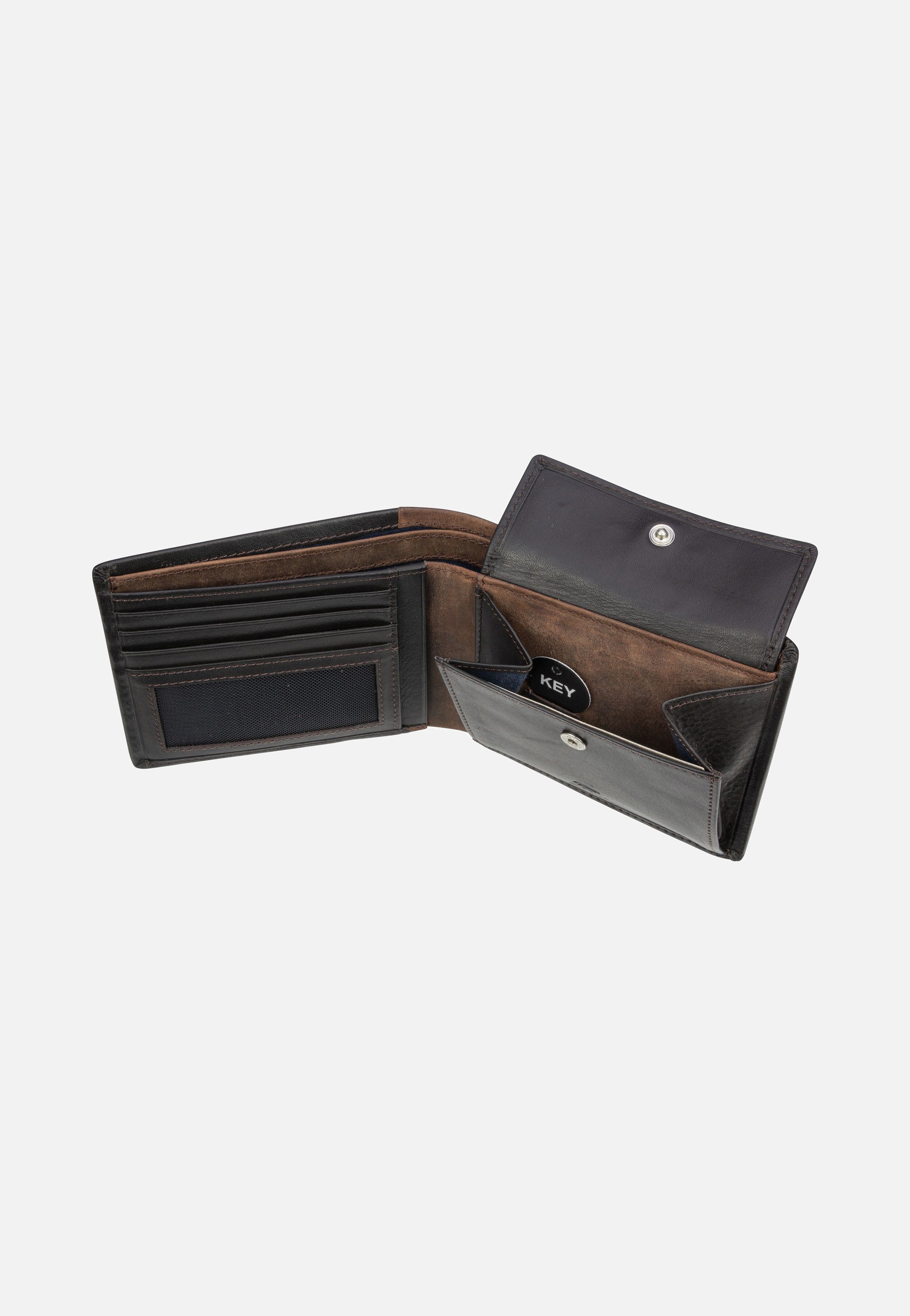Maître Bundenbach Gandolf Billfold H4 Dark Brown Portemonnaie