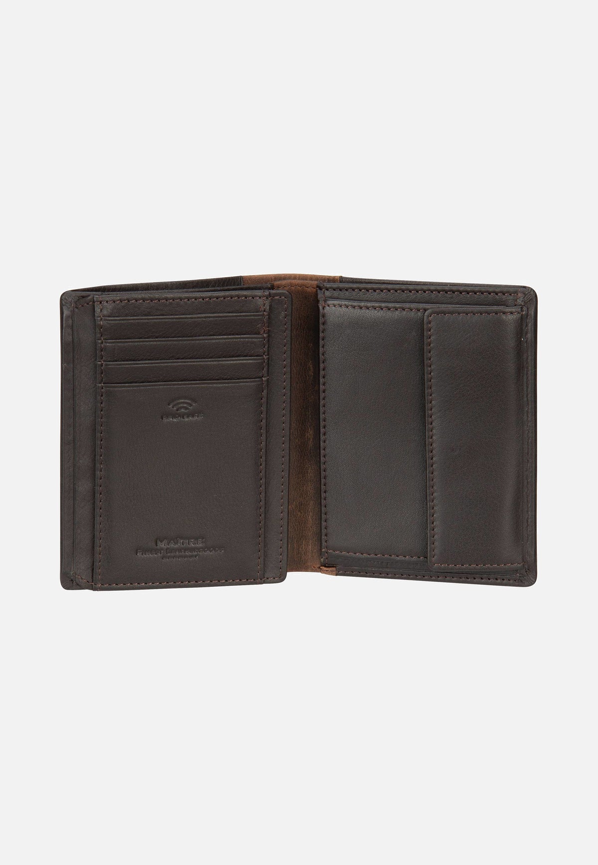 Maître Bundenbach Hainer Billfold V8 Dark Brown Portemonnaie