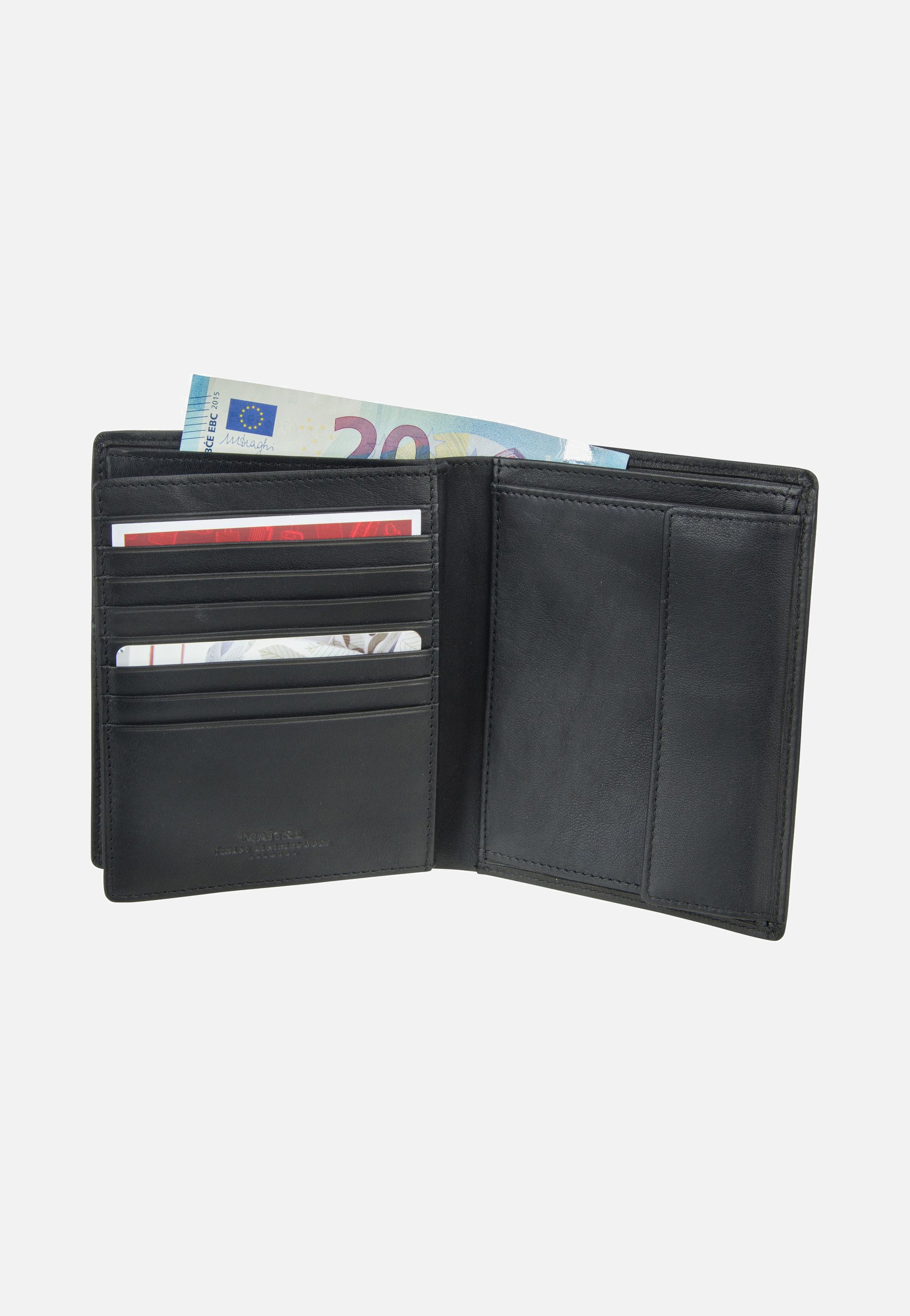 Maître F3 Heinbert Billfold V14 Black Portemonnaie
