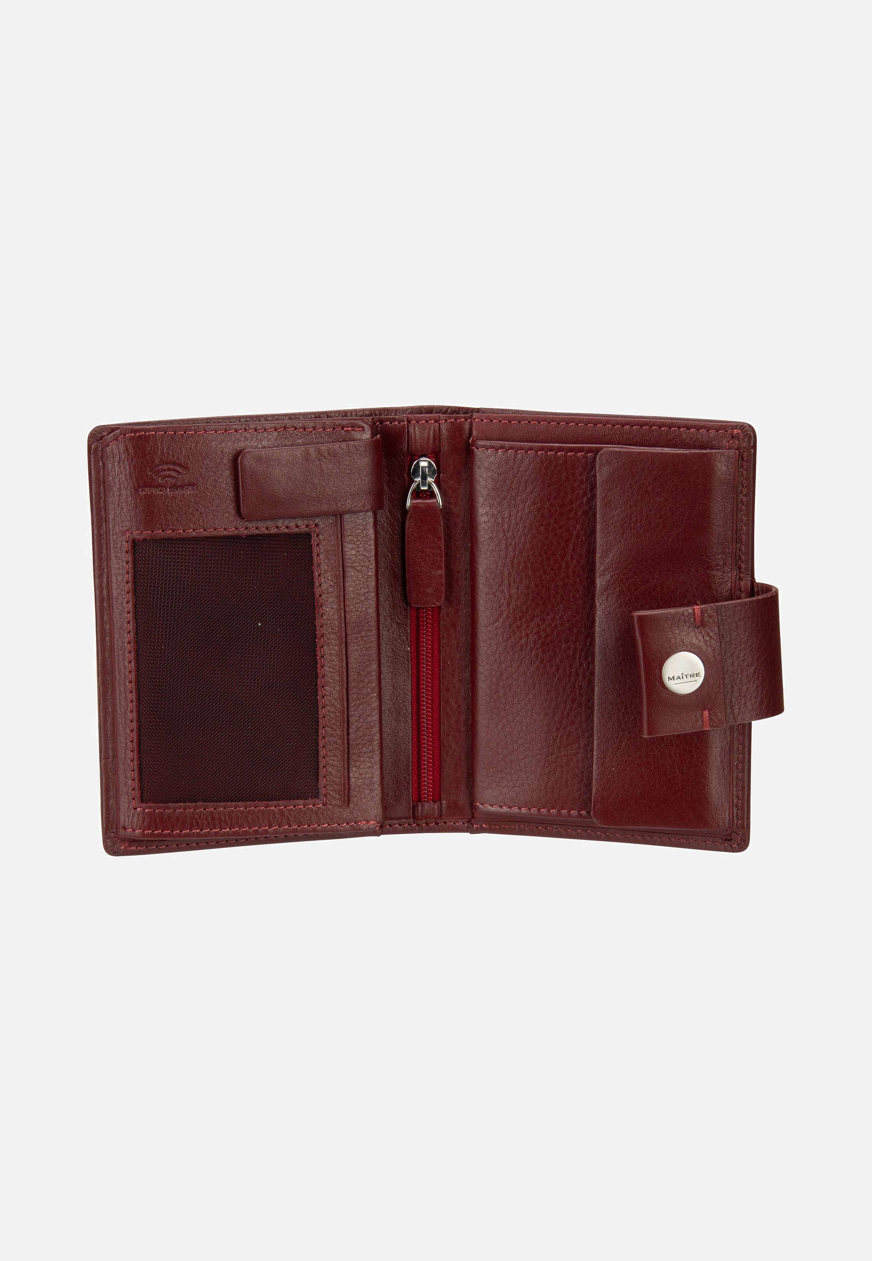 Maître Henau Dawina Purse MV9F Red Portemonnaie