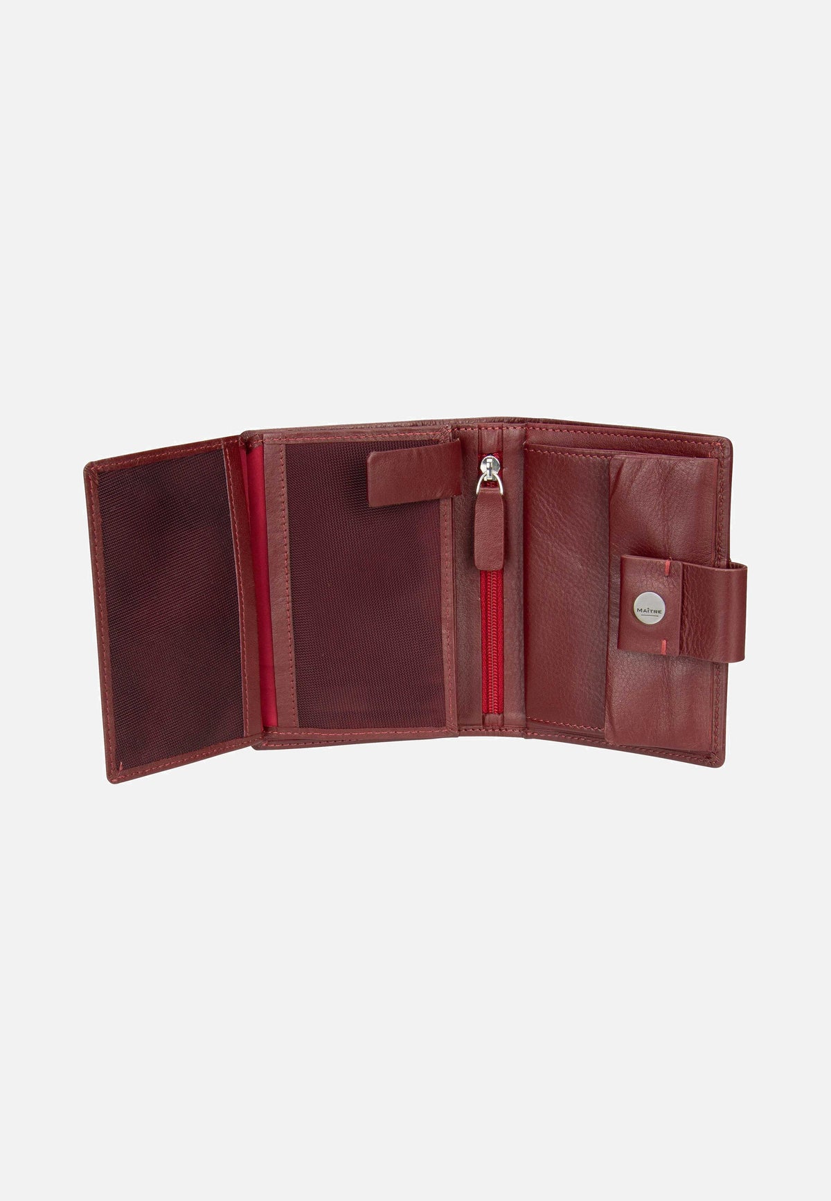 Maître Henau Dawina Purse MV9F Red Portemonnaie