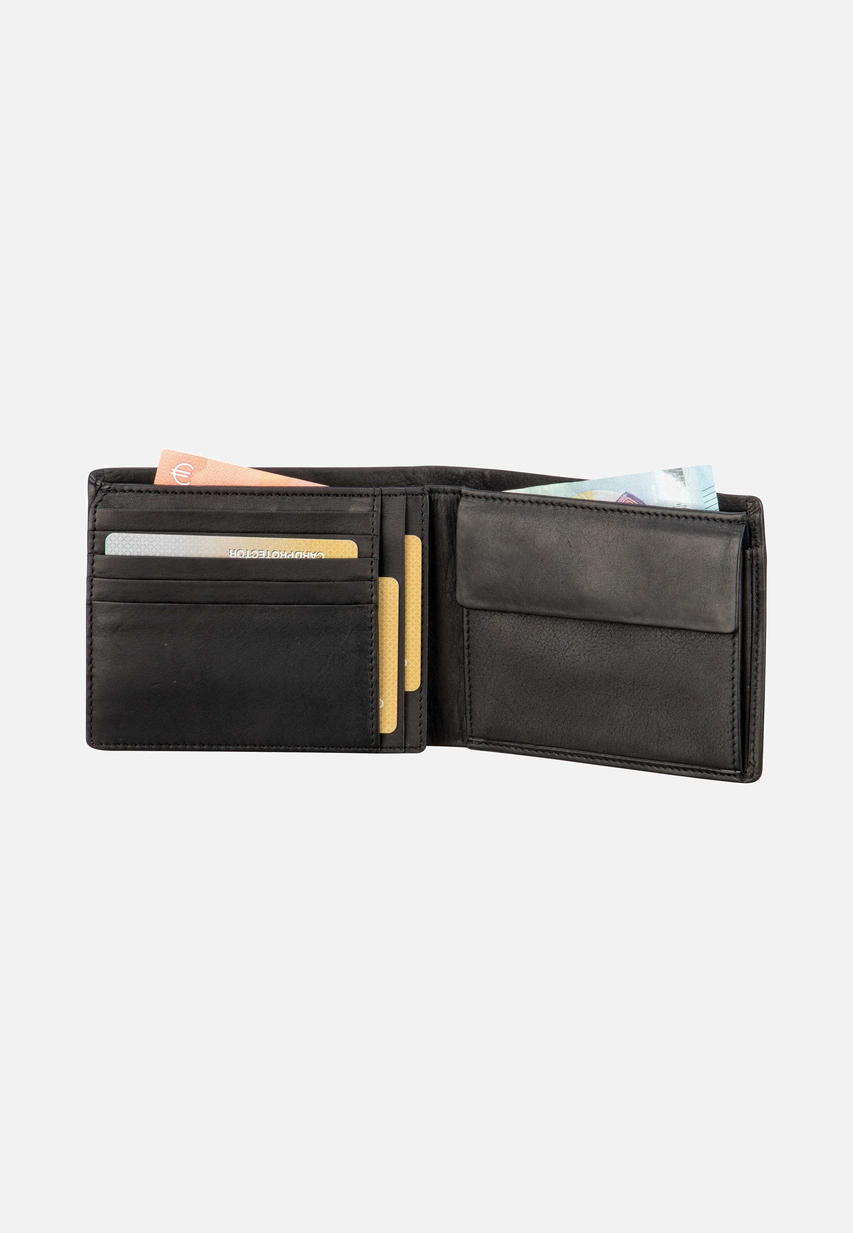 Maître Hundsbach Galbert Billfold H10 Black Portemonnaie