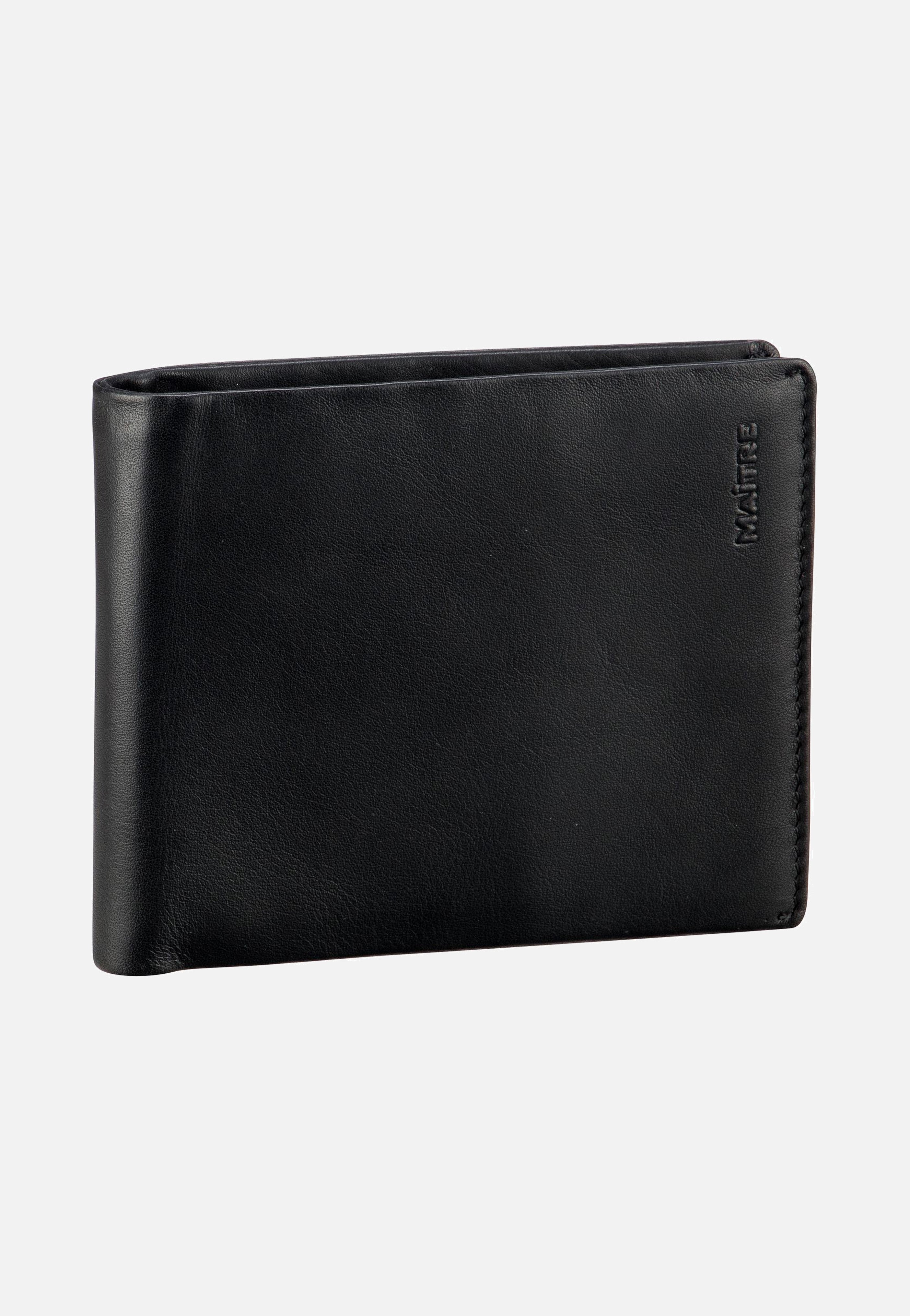 Maître Hundsbach Gathman Billfold H12 Black Portemonnaie