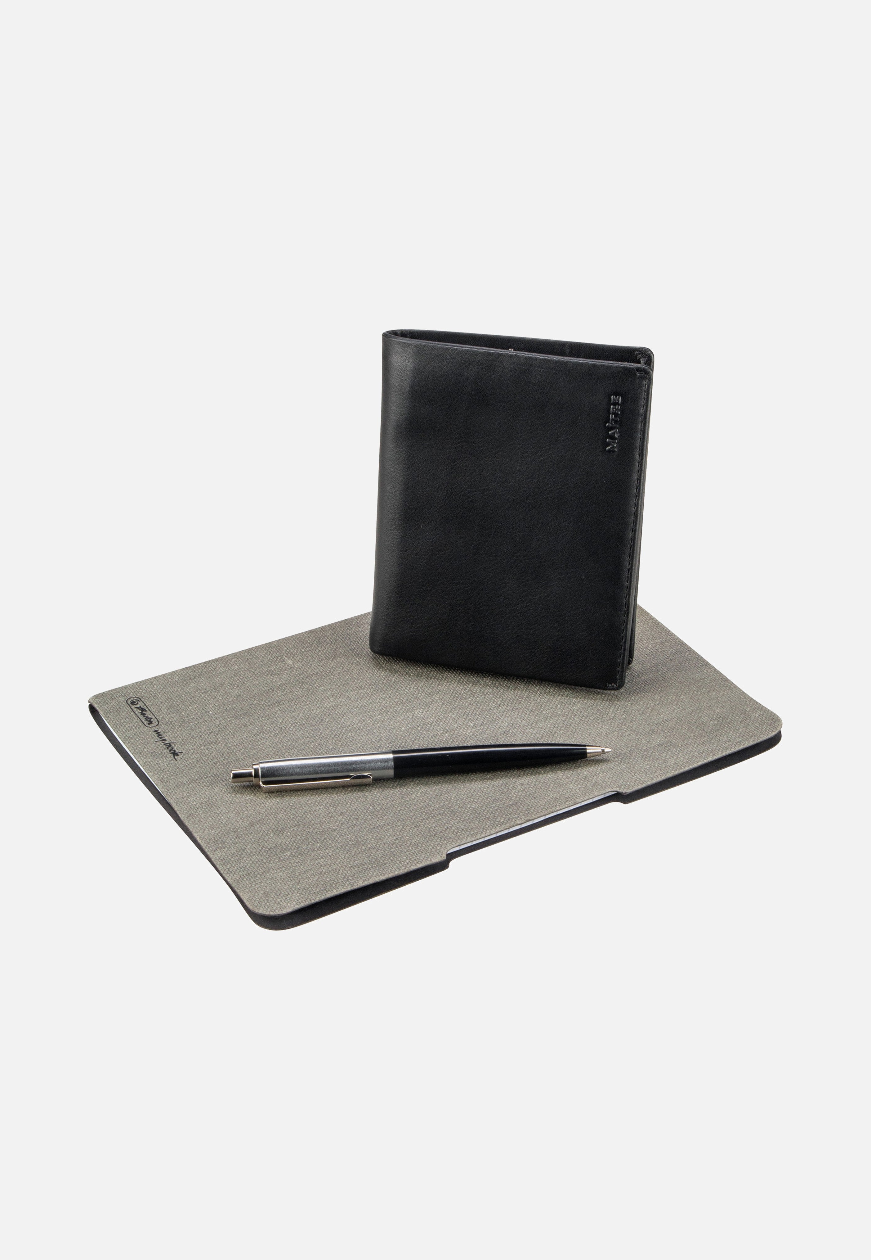 Maître Hundsbach Hamlet Billfold V11 Black Portemonnaie