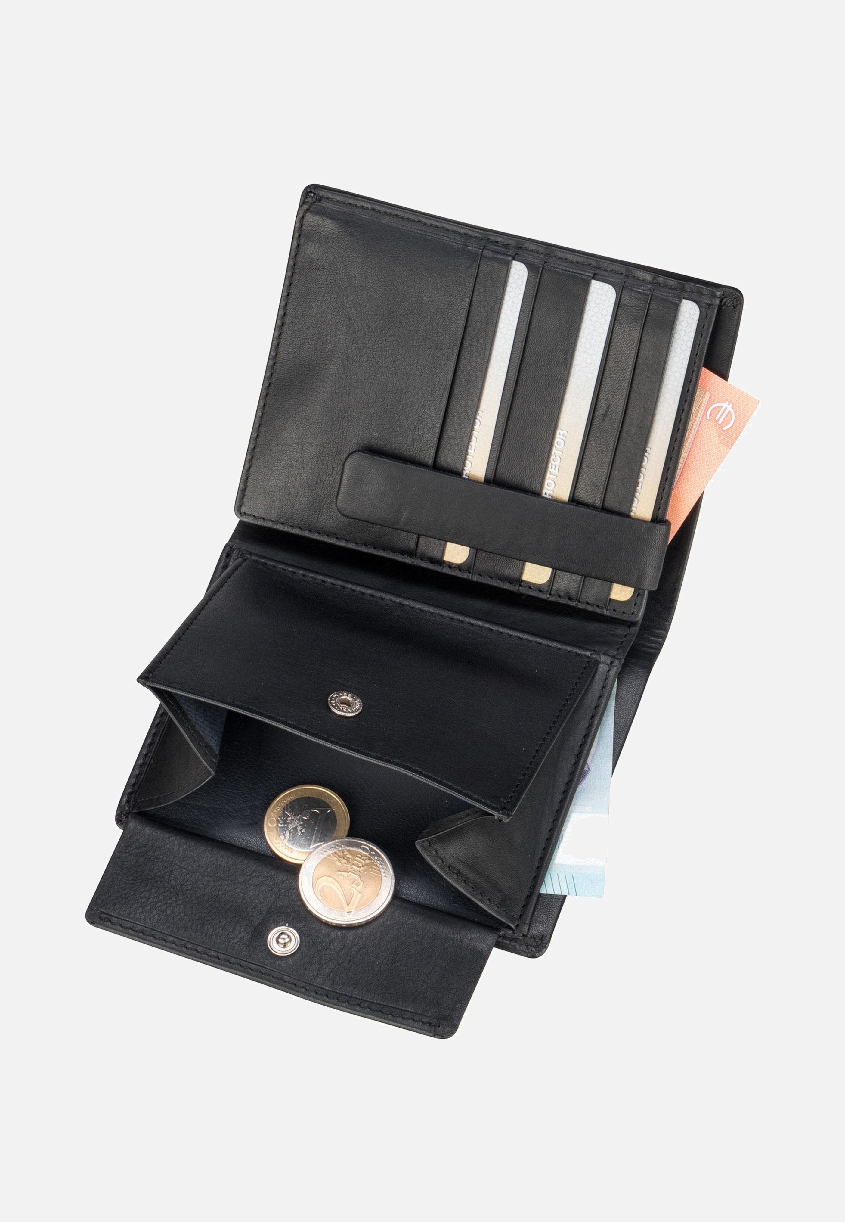Maître Hundsbach Hamlet Billfold V11 Black Portemonnaie