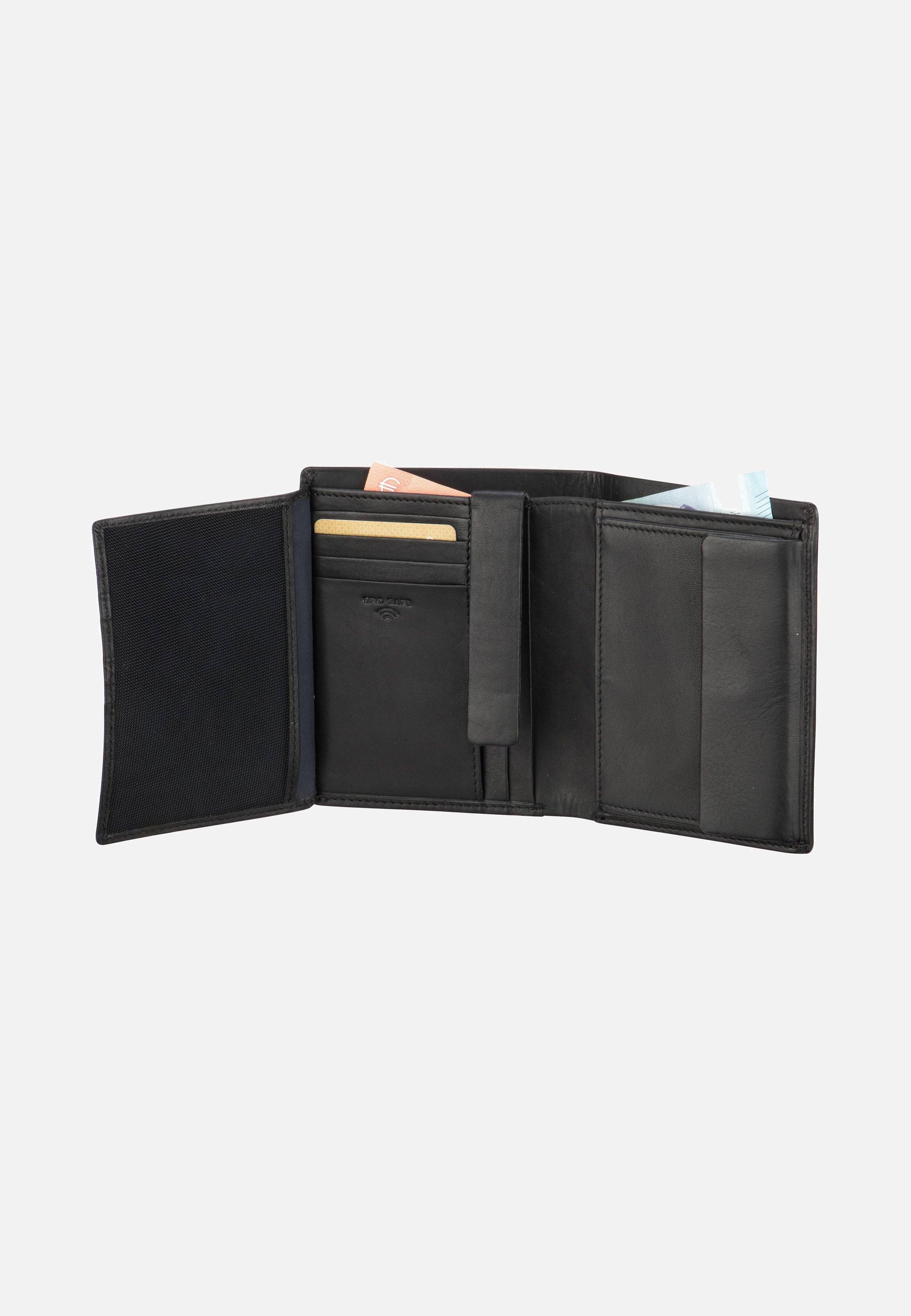 Maître Hundsbach Hamlet Billfold V11 Black Portemonnaie