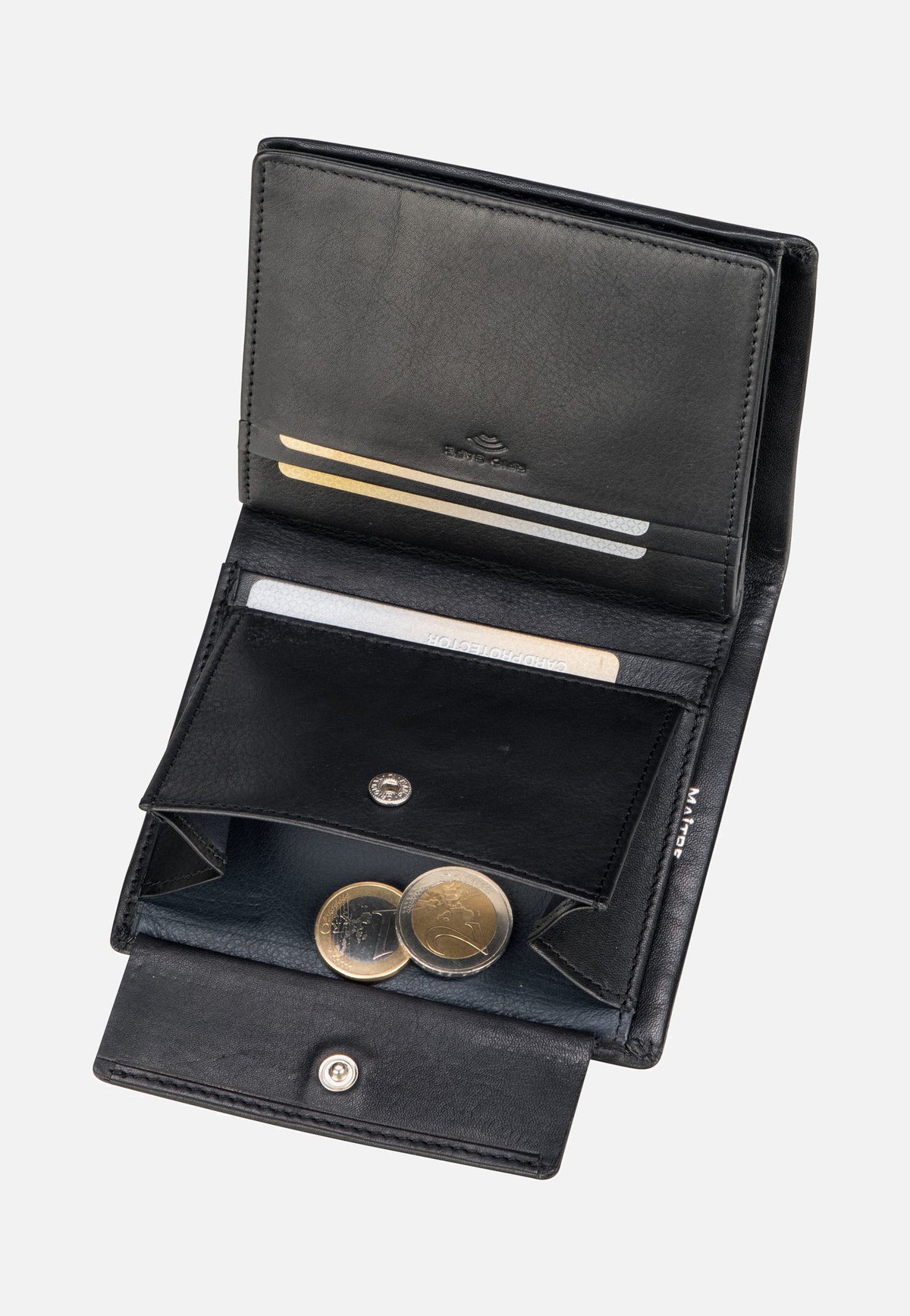 Maître Hundsbach Hugwald Billfold V14 Black Portemonnaie