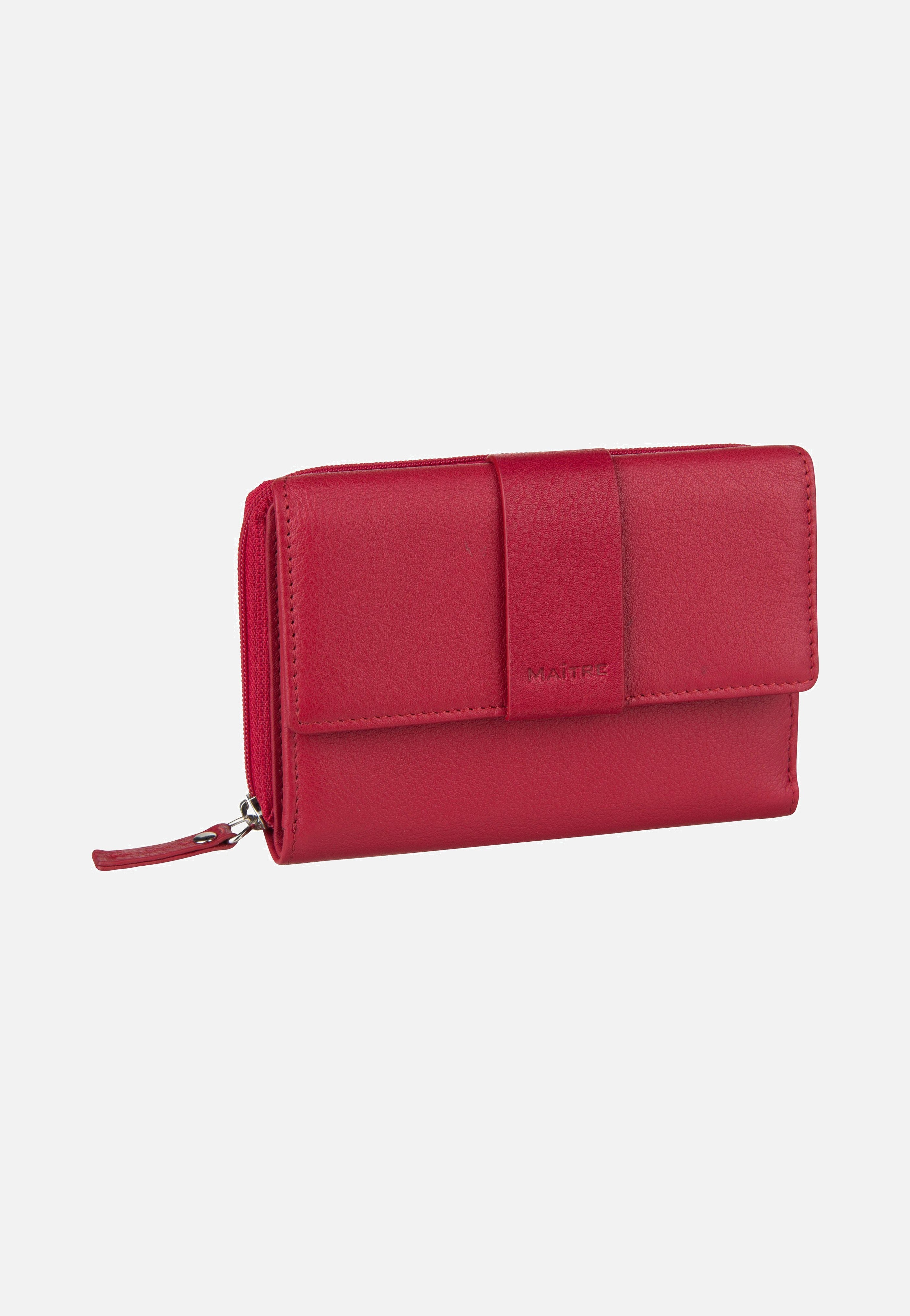 Maître Kirschroth Diethilde Purse MH12FZ Red Portemonnaie