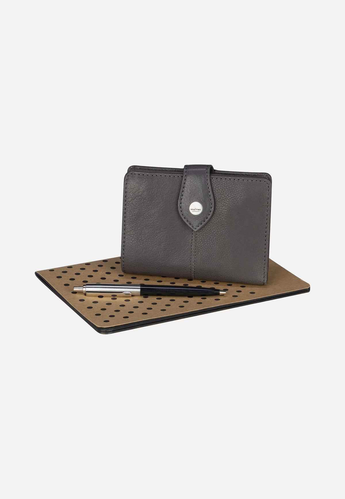 Maître Lemberg Dawina Purse MV9F Dark Grey Portemonnaie