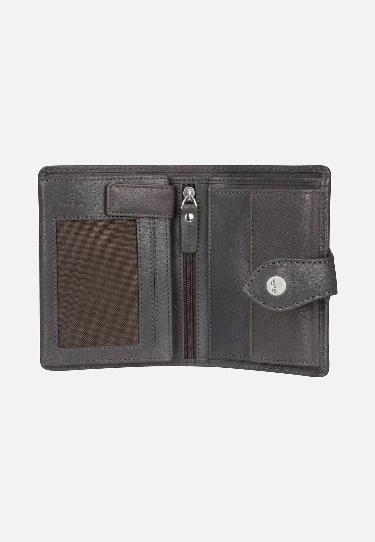 Maître Lemberg Dawina Purse MV9F Dark Grey Portemonnaie