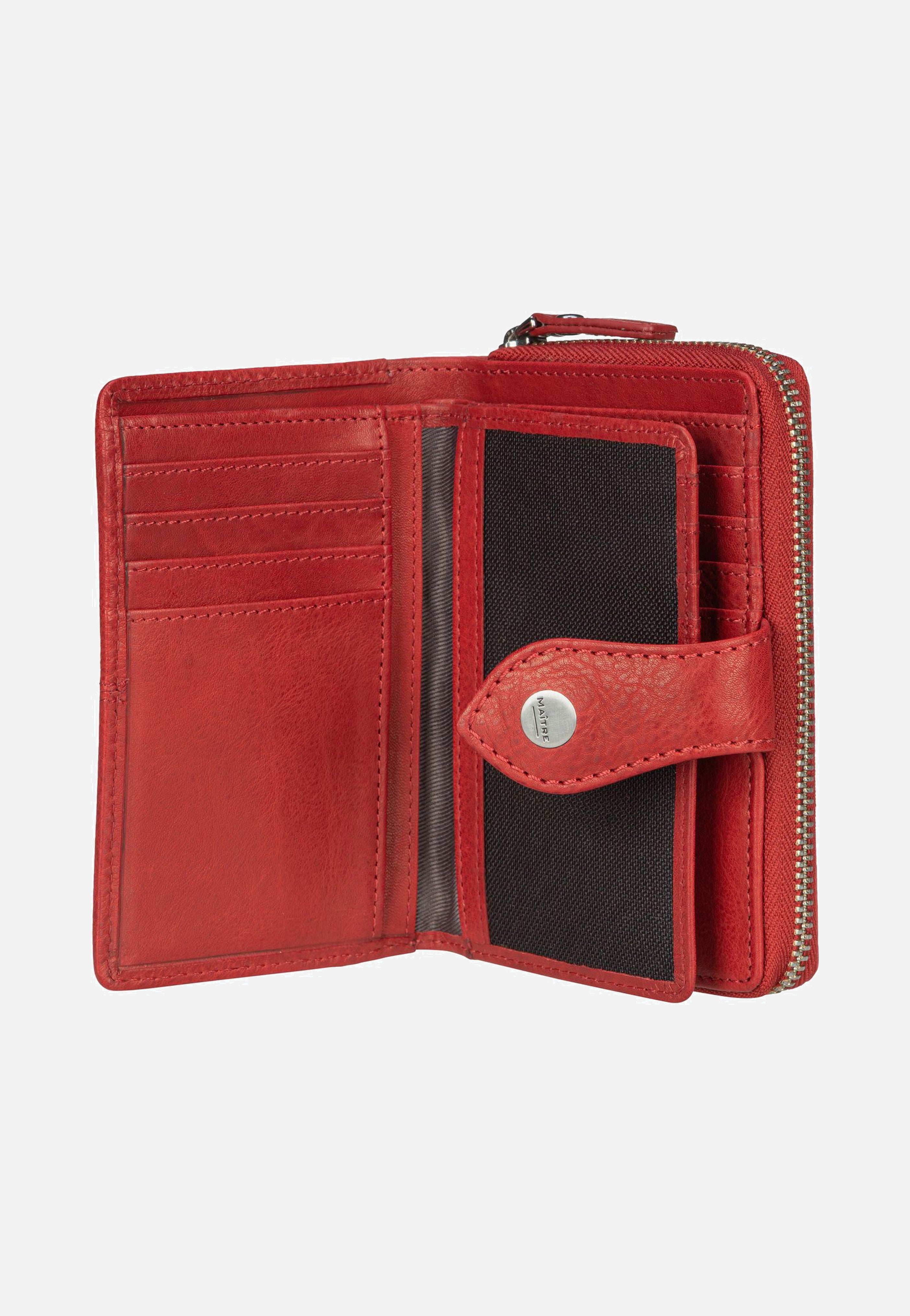 Maître Lemberg Diethilde Purse MH16FZ Red Portemonnaie