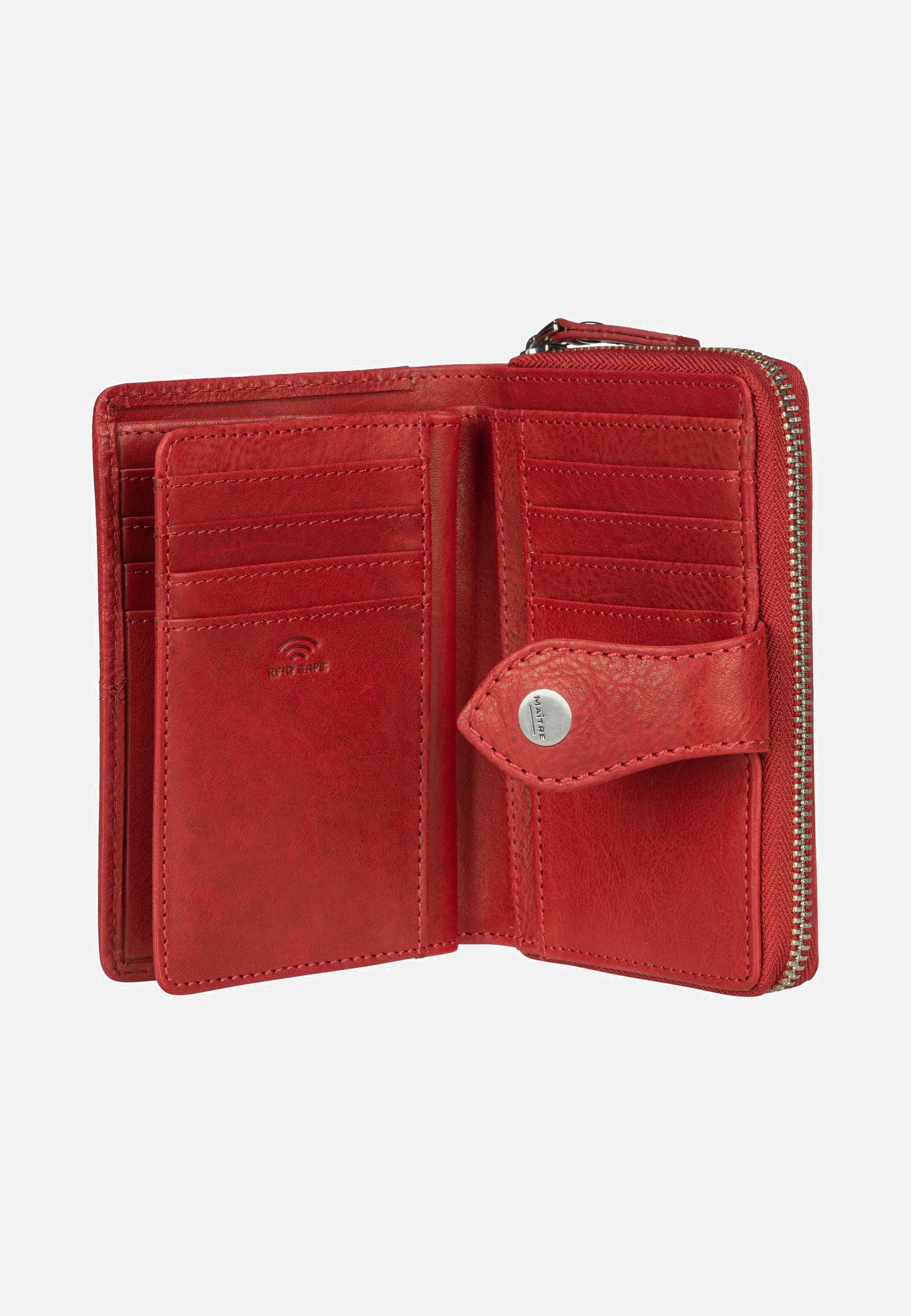 Maître Lemberg Diethilde Purse MH16FZ Red Portemonnaie