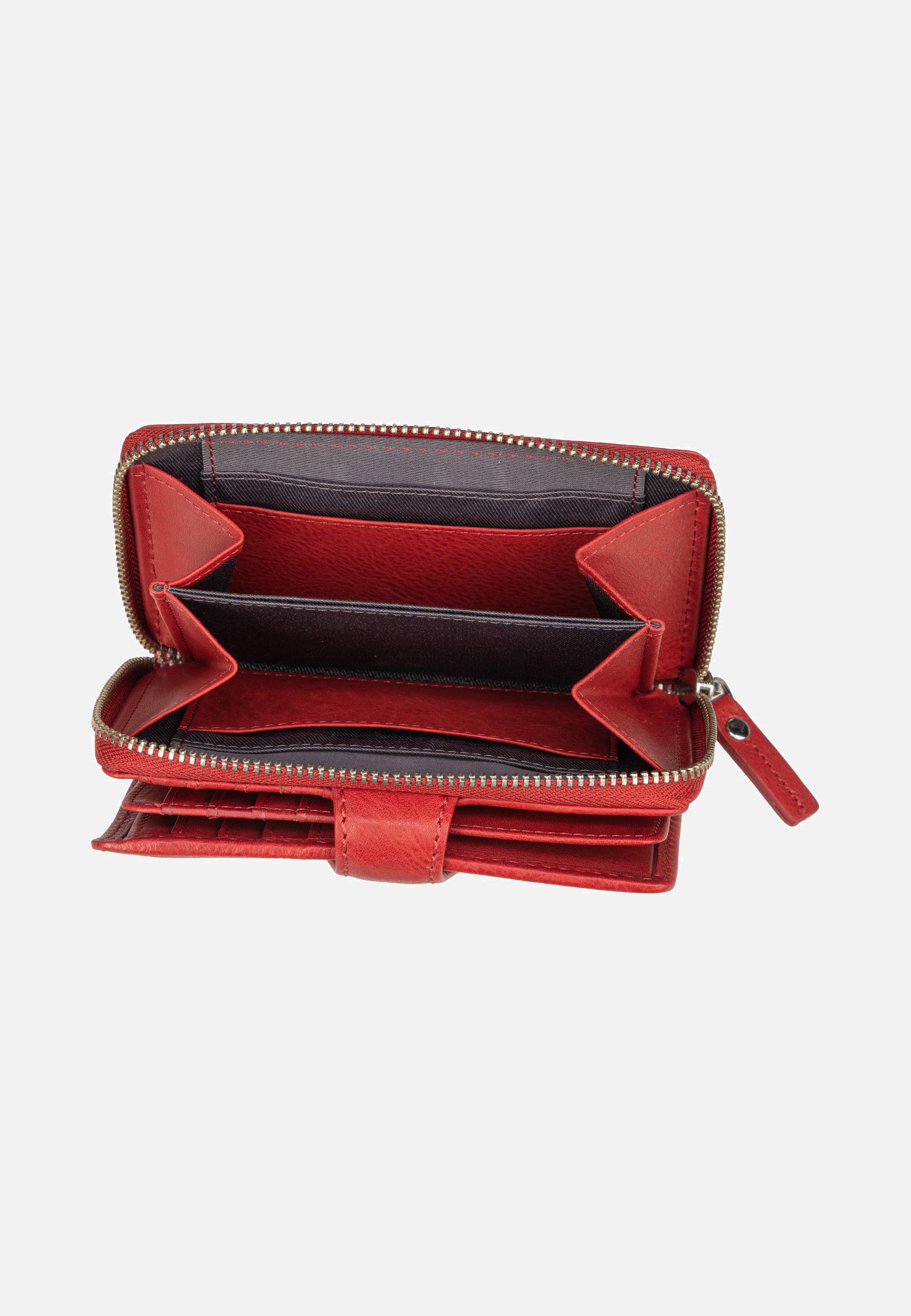 Maître Lemberg Diethilde Purse MH16FZ Red Portemonnaie