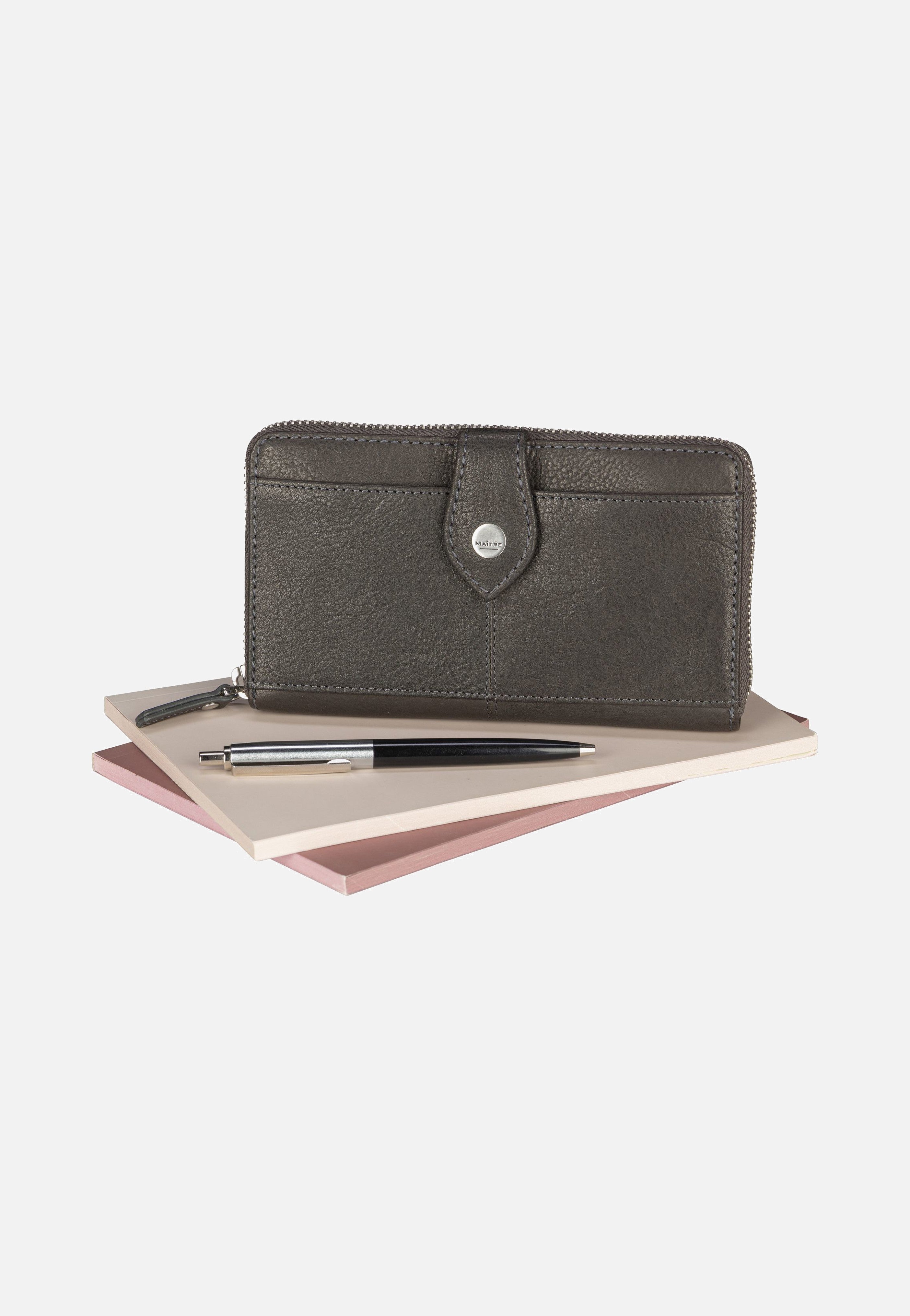 Maître Lemberg Dietrun Purse LH11Z Dark Grey Portemonnaie