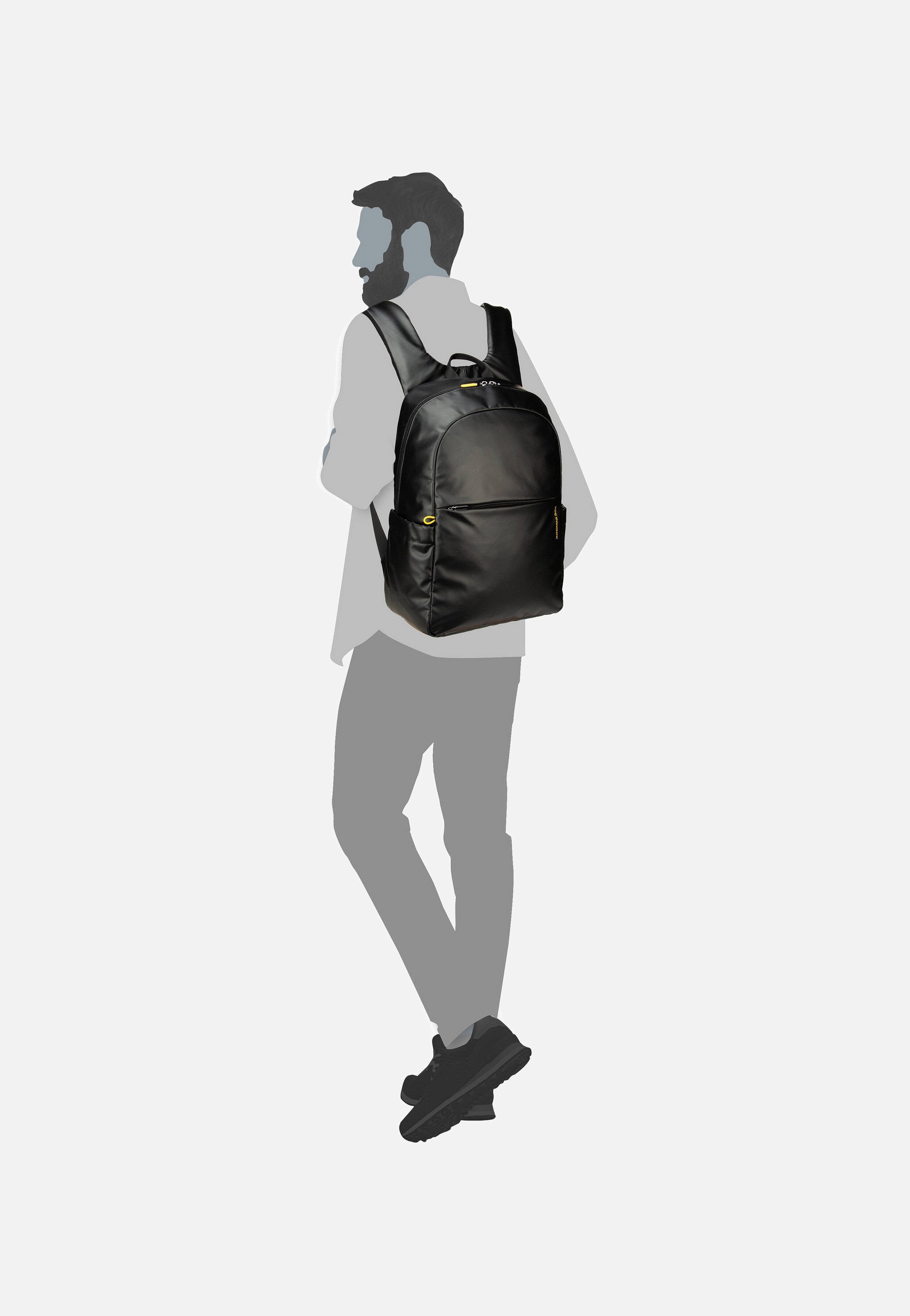 Mandarina Duck Eco Coated OST04 Black Rucksack