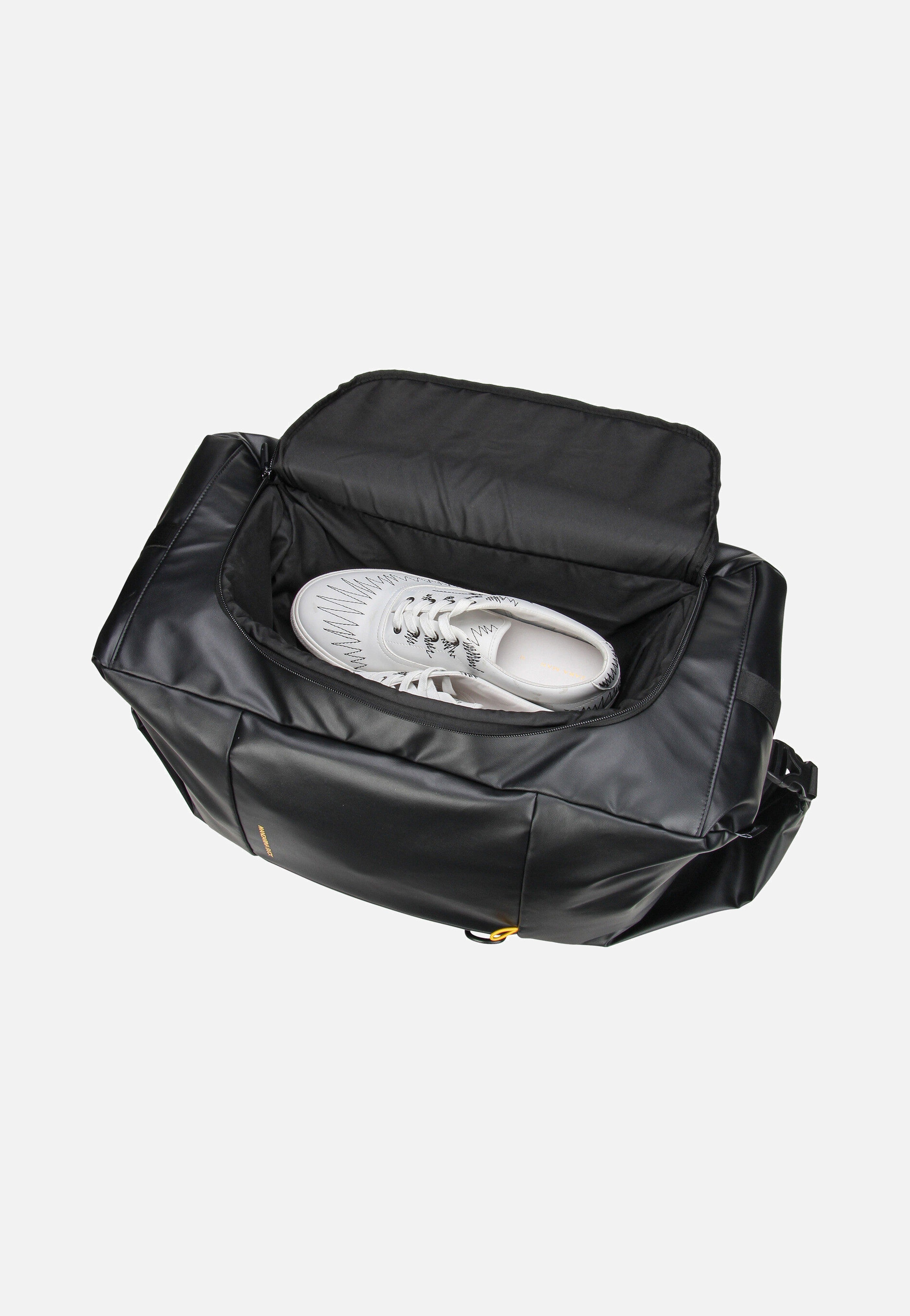 Mandarina Duck Eco Coated Duffle OSB02 Black Dufflebag