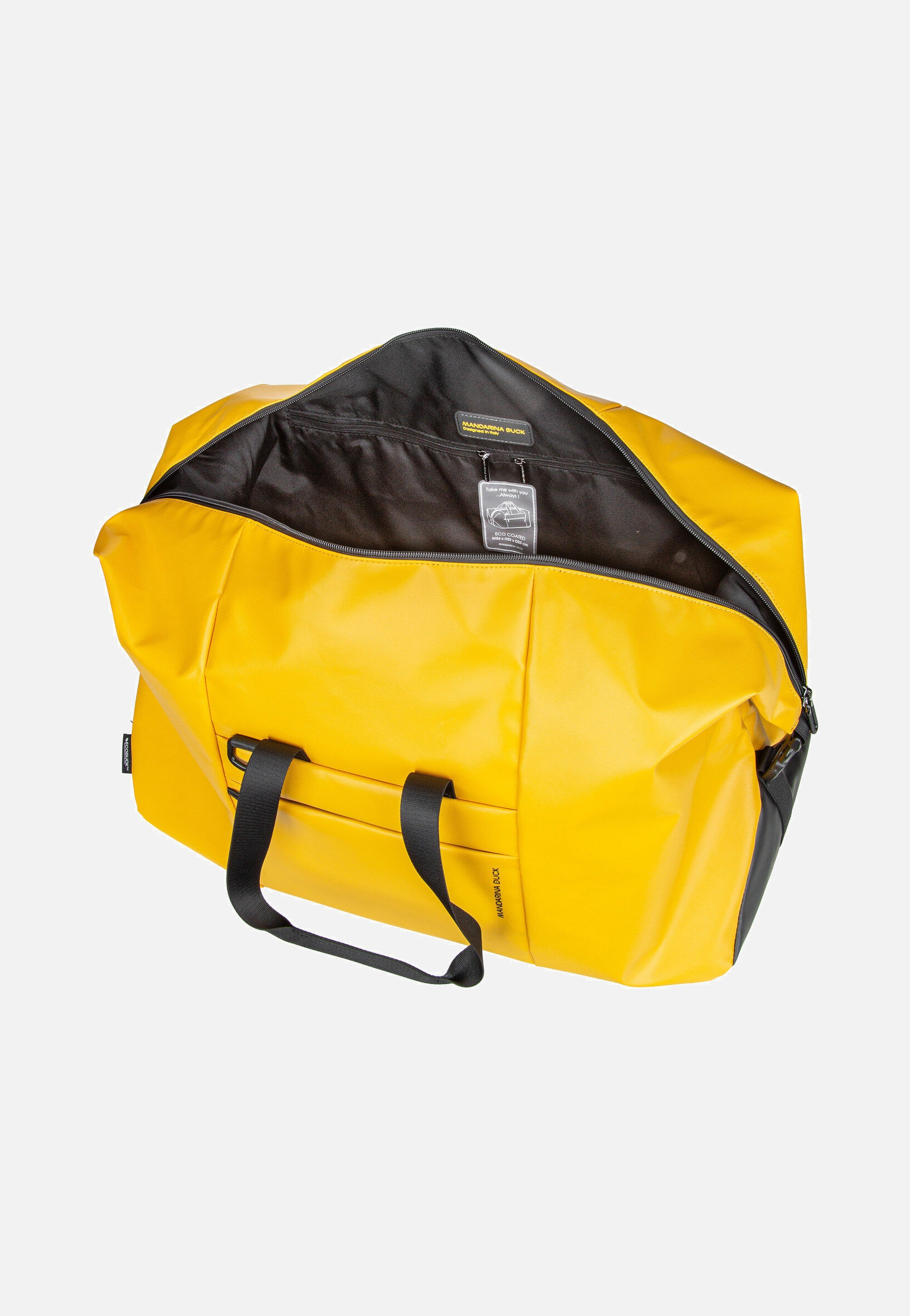 Mandarina Duck Eco Coated Duffle OSB02 Duck Yellow Dufflebag