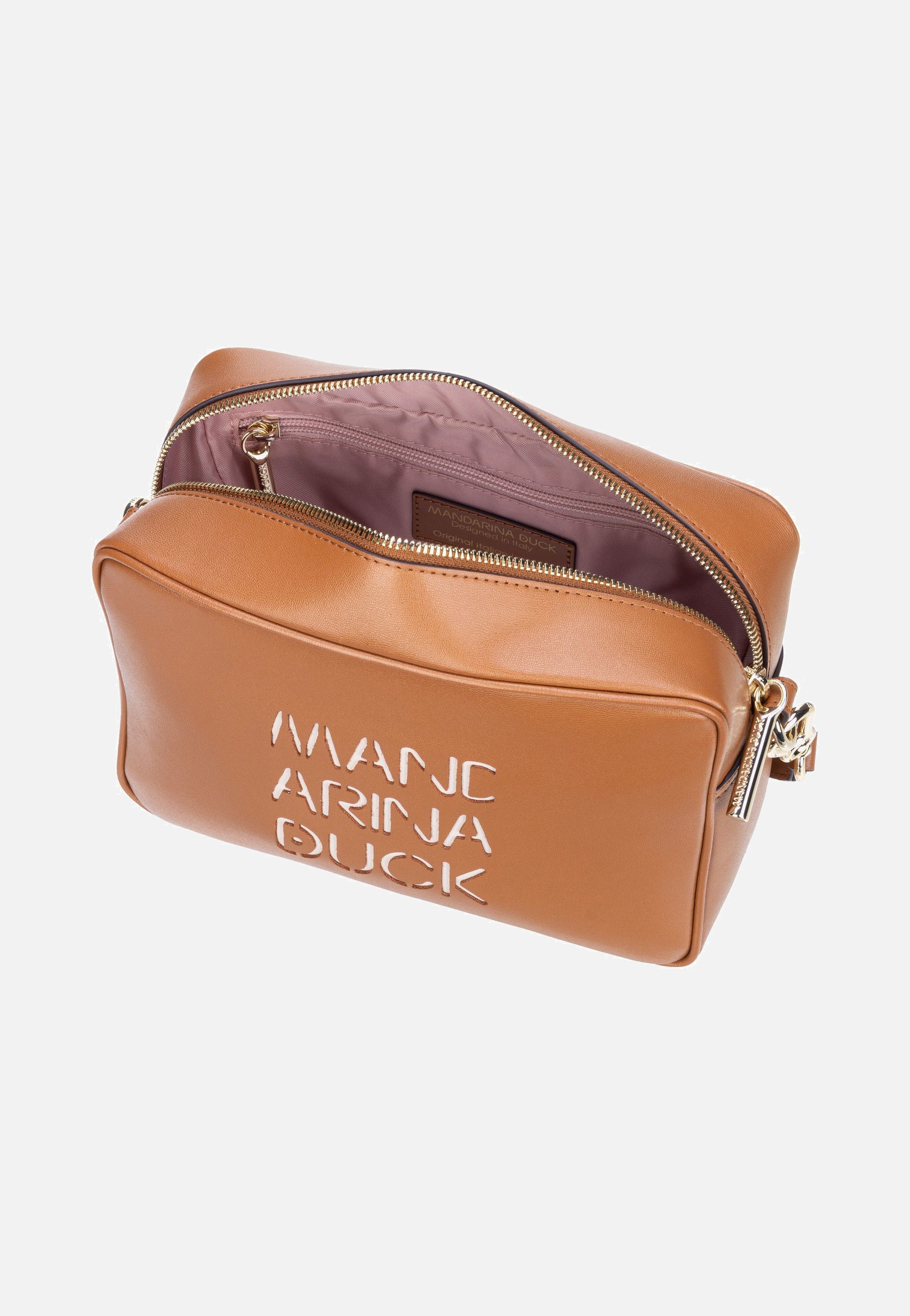 Mandarina Duck Lady Duck Camera Case OHT03 Caramel Cafe Umhängetasche