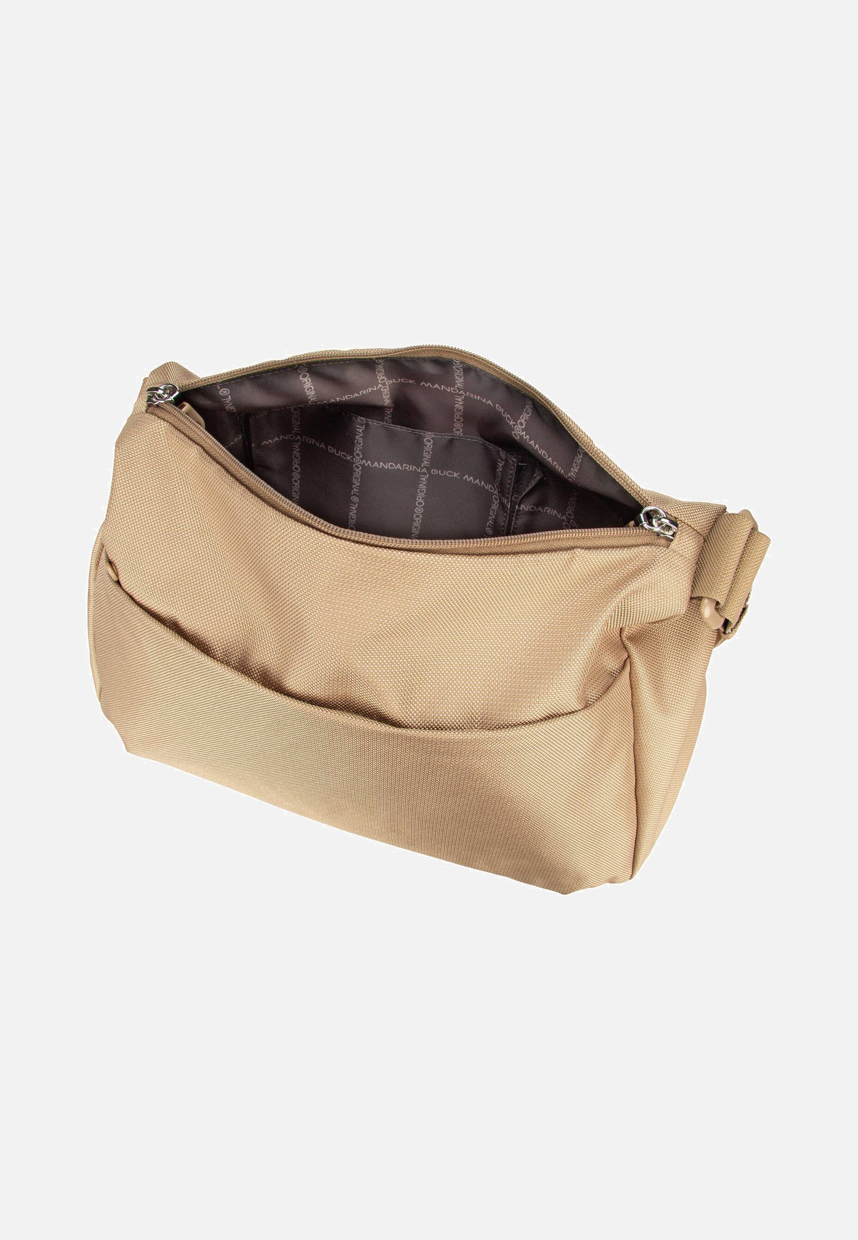 Mandarina Duck MD20 QMT16 Warm Taupe Hobo Bag
