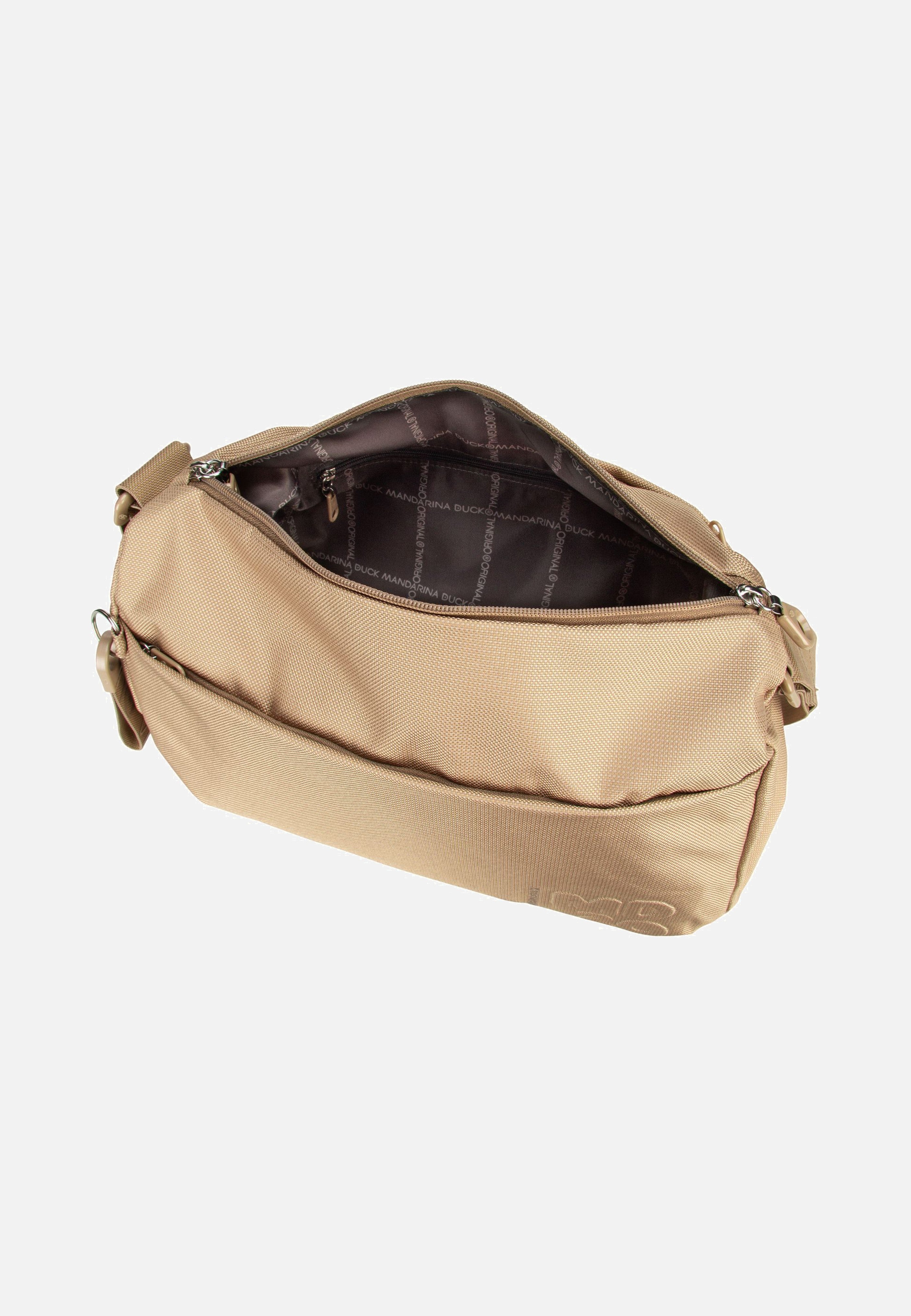 Mandarina Duck MD20 QMT16 Warm Taupe Hobo Bag