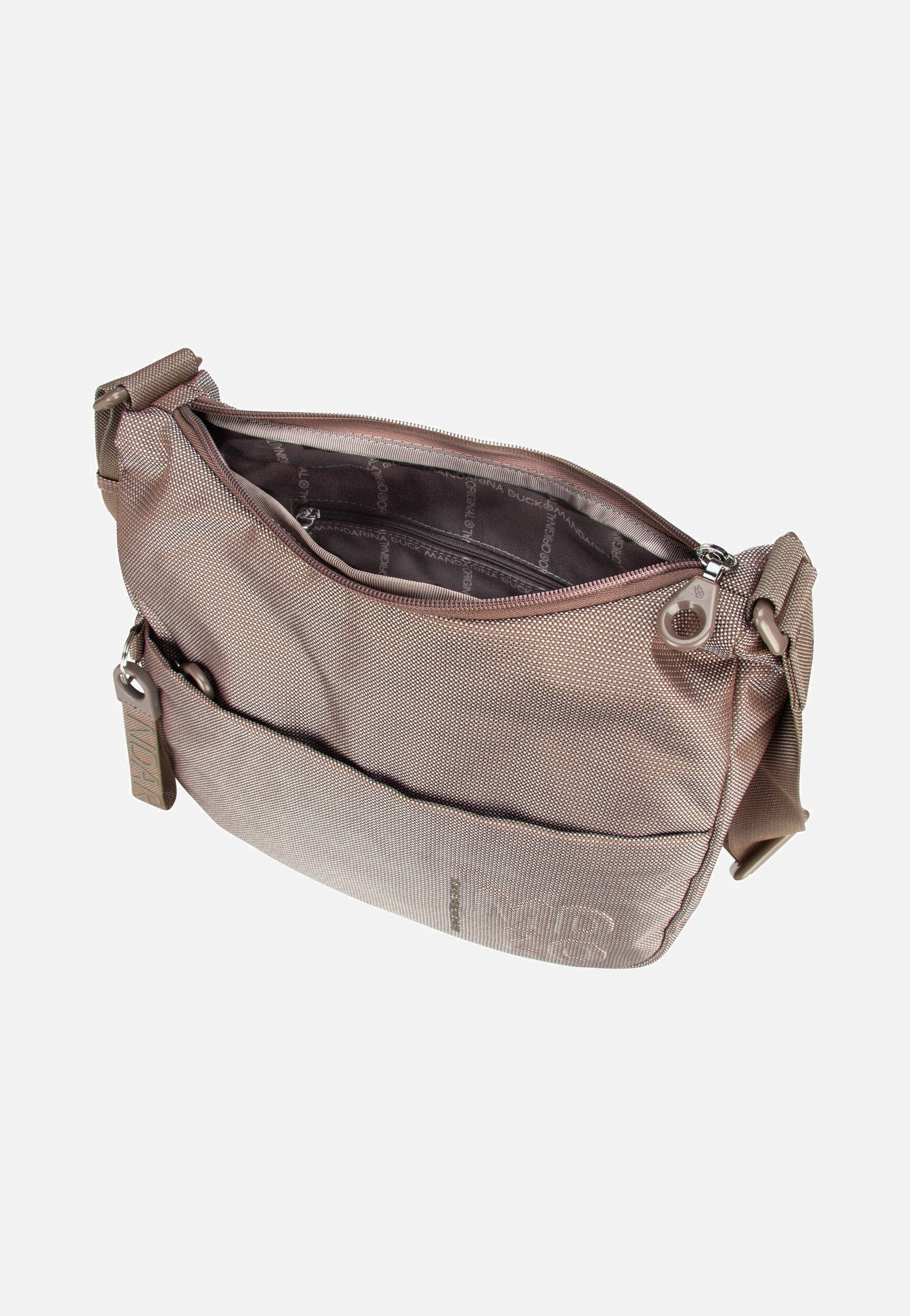Mandarina Duck MD20 Medium Hobo QMT37 Taupe Hobo Bag