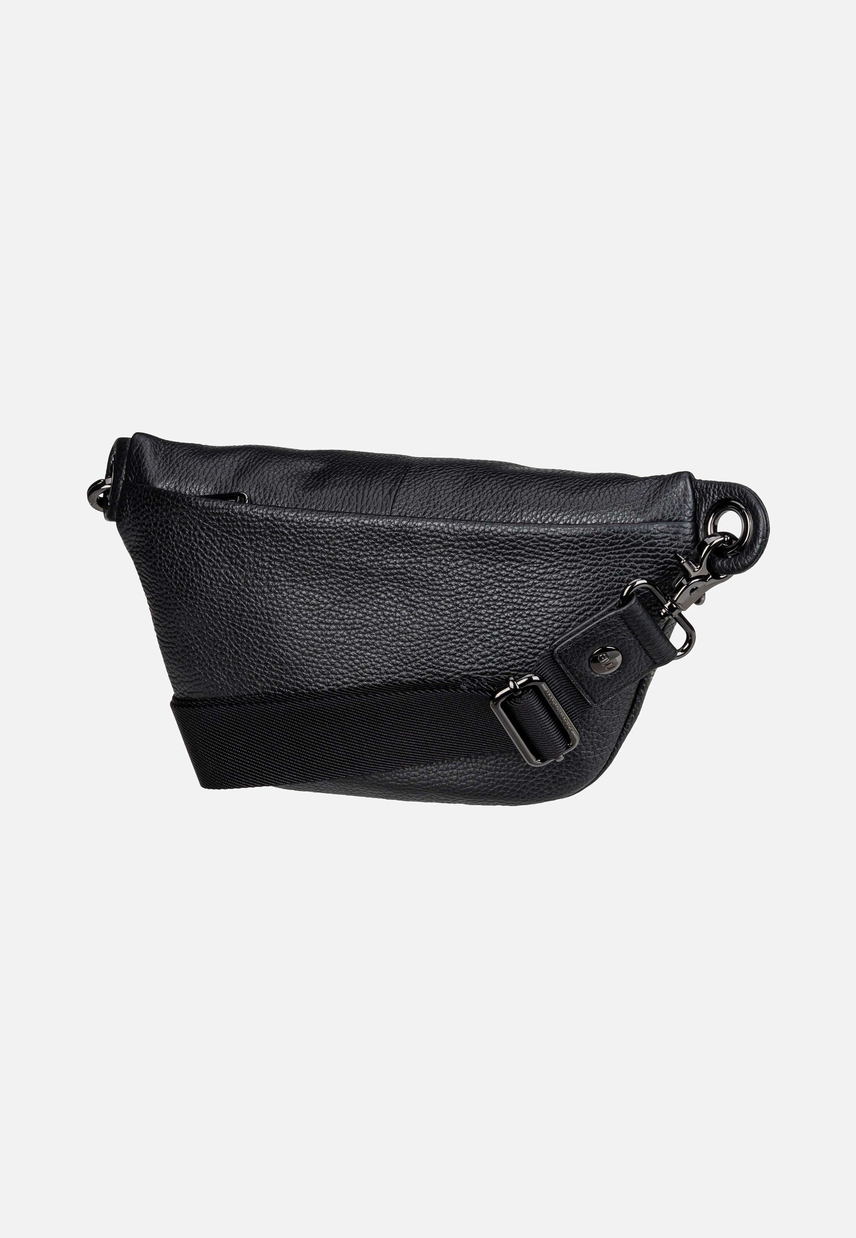 Mandarina Duck Mellow Leather Bum Bag FZT73 Nero Bauchtasche