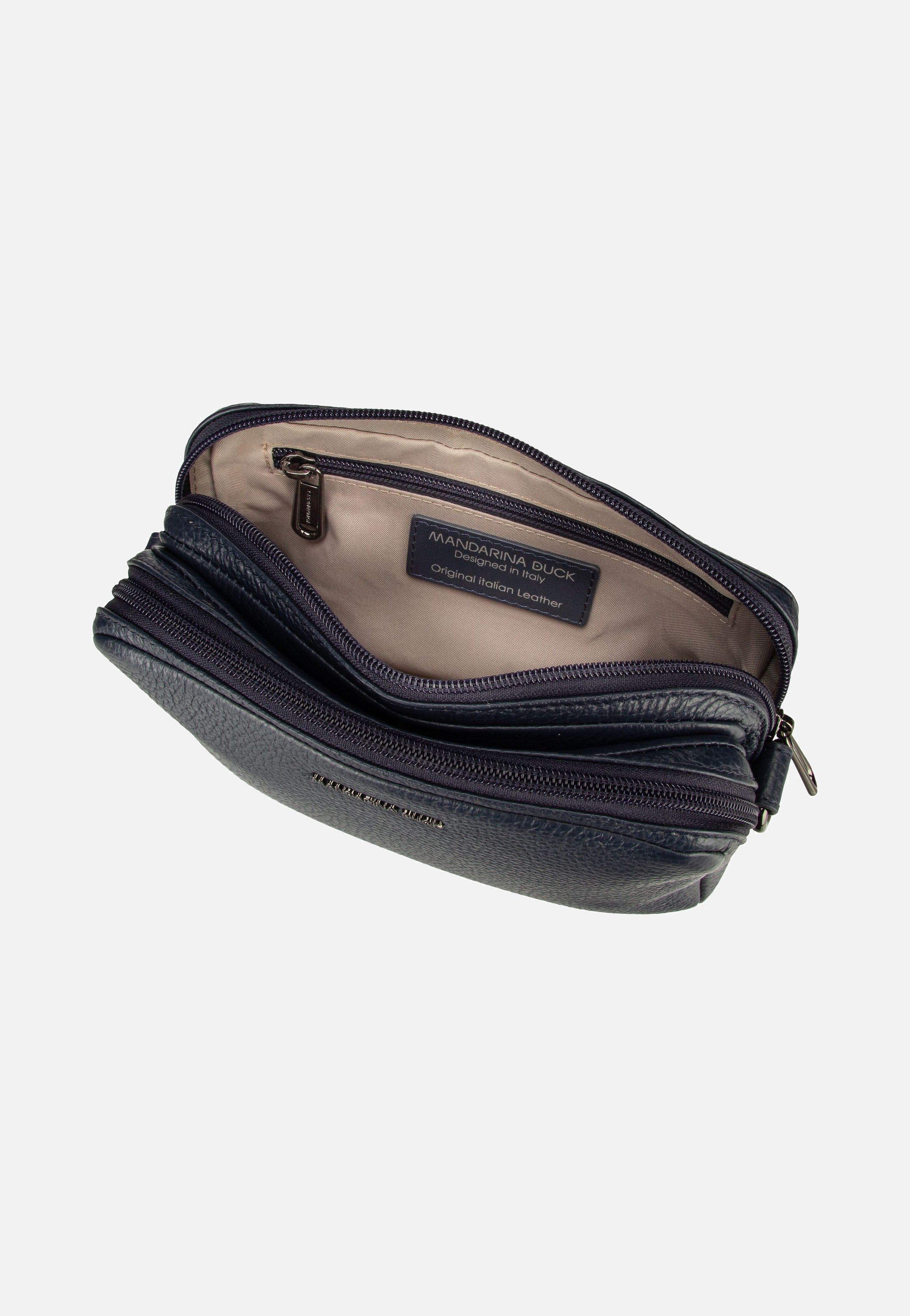 Mandarina Duck Mellow Leather FZT13 Dress Blue Umhängetasche