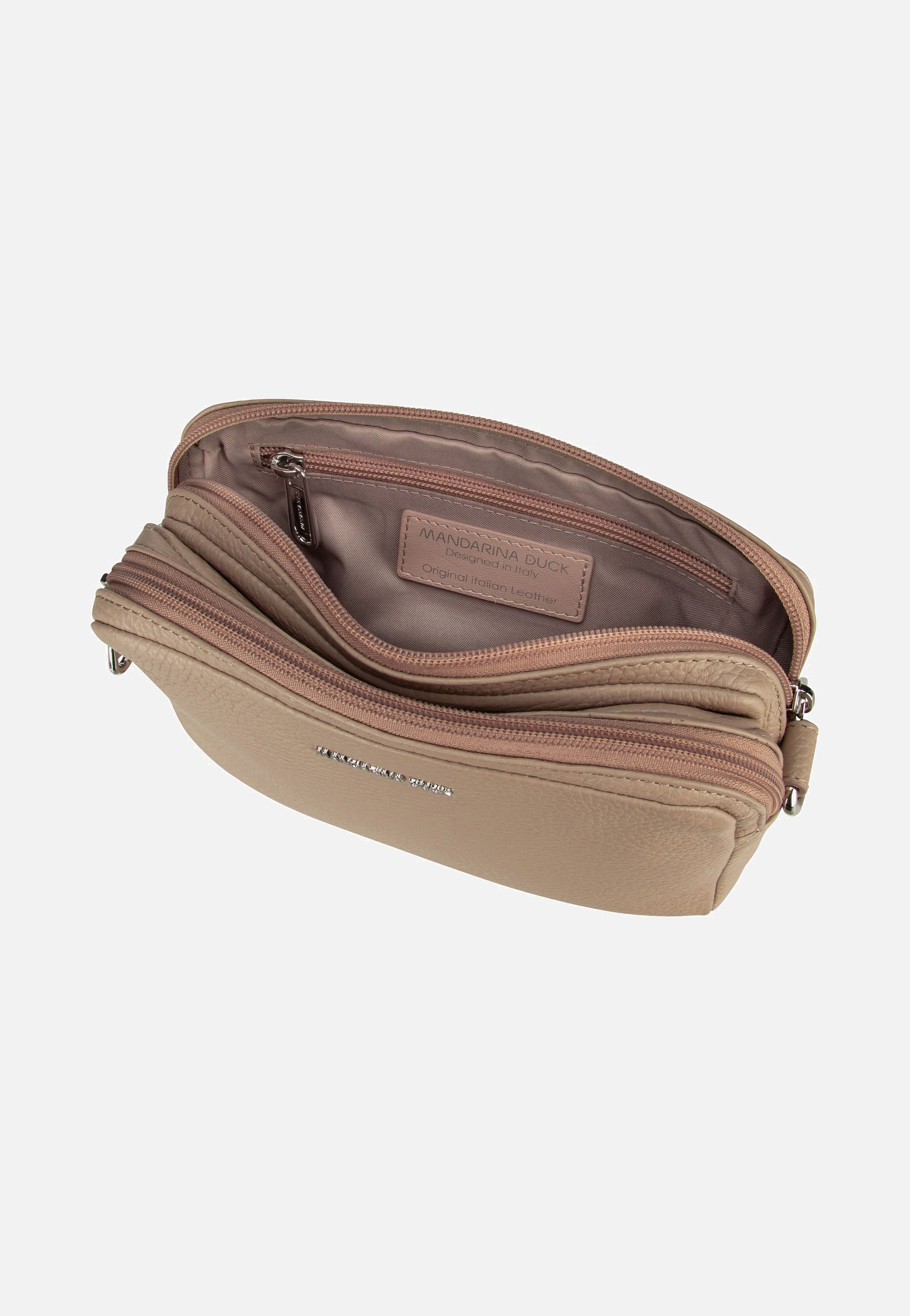 Mandarina Duck Mellow Leather FZT13 Warm Taupe Umhängetasche