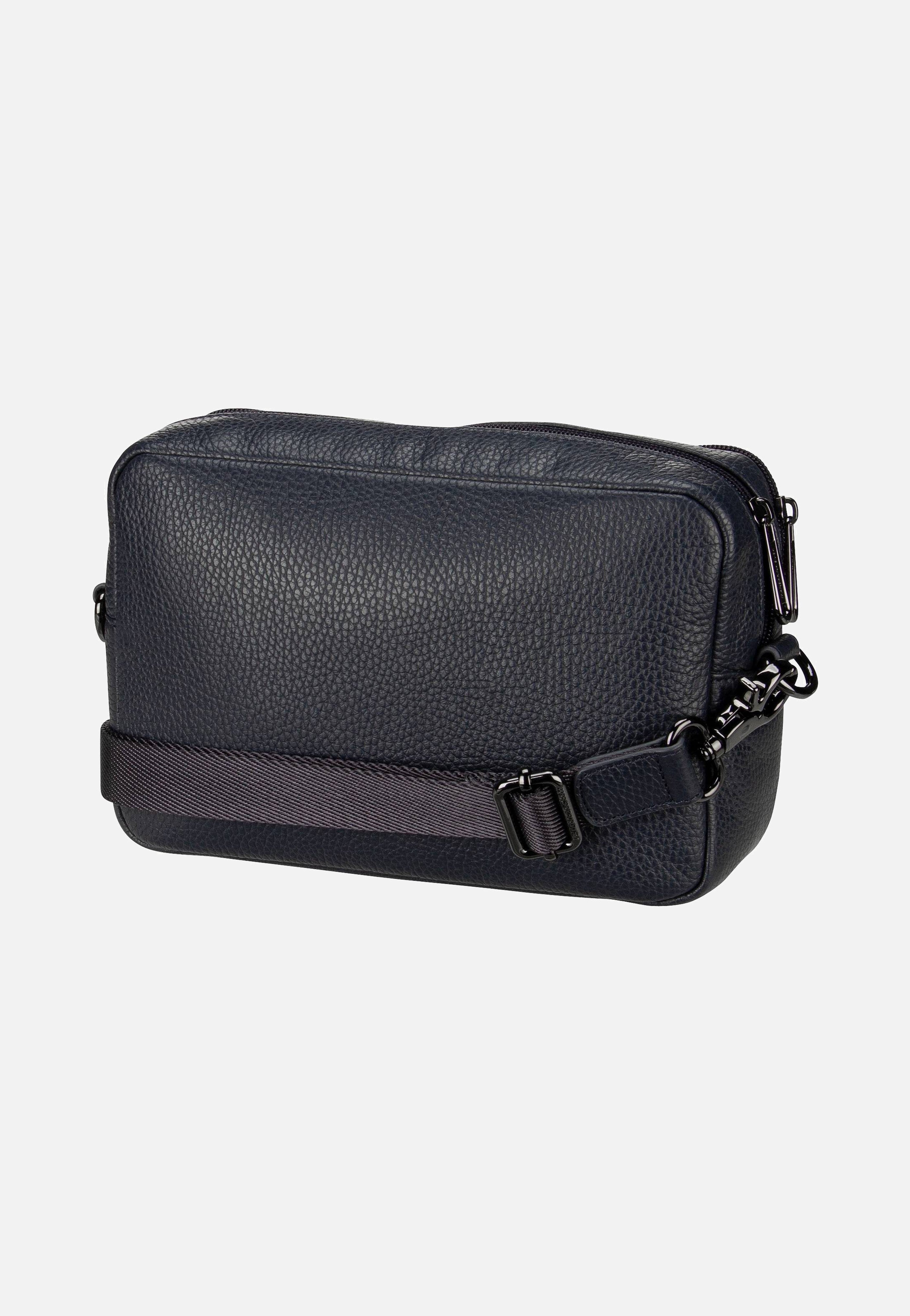 Mandarina Duck Mellow Leather Camera Case FZT11 Dress Blue Umhängetasche