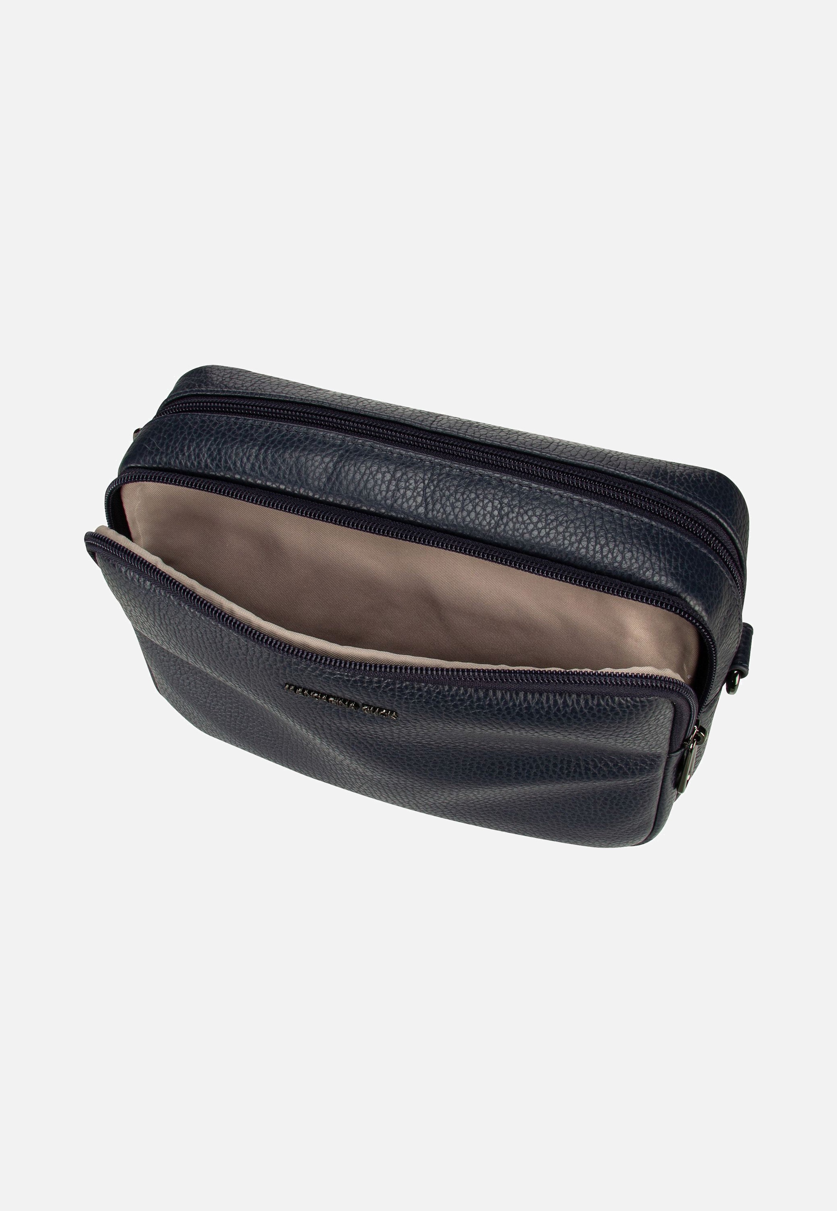 Mandarina Duck Mellow Leather Camera Case FZT11 Dress Blue Umhängetasche