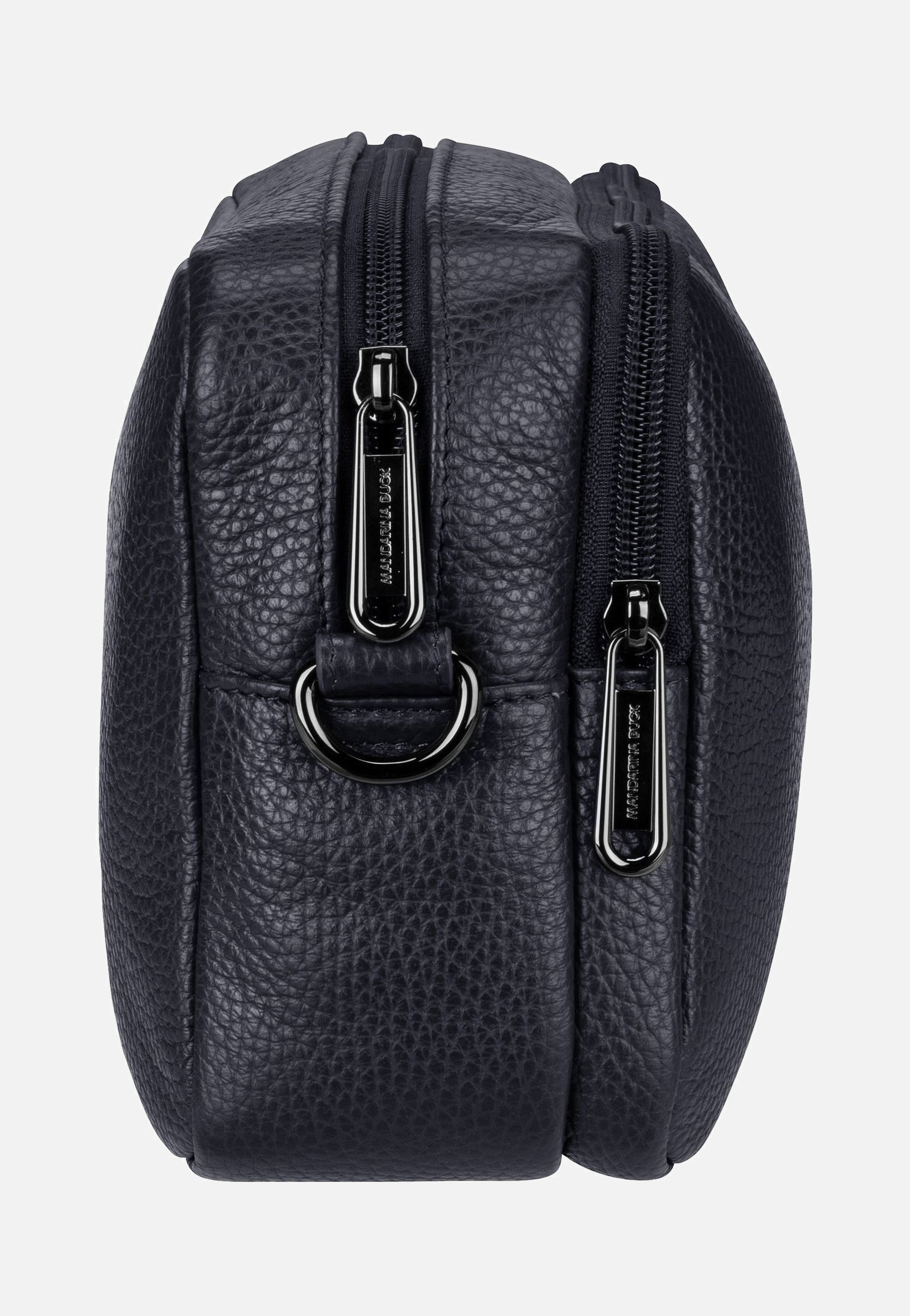 Mandarina Duck Mellow Leather Camera Case FZT11 Dress Blue Umhängetasche