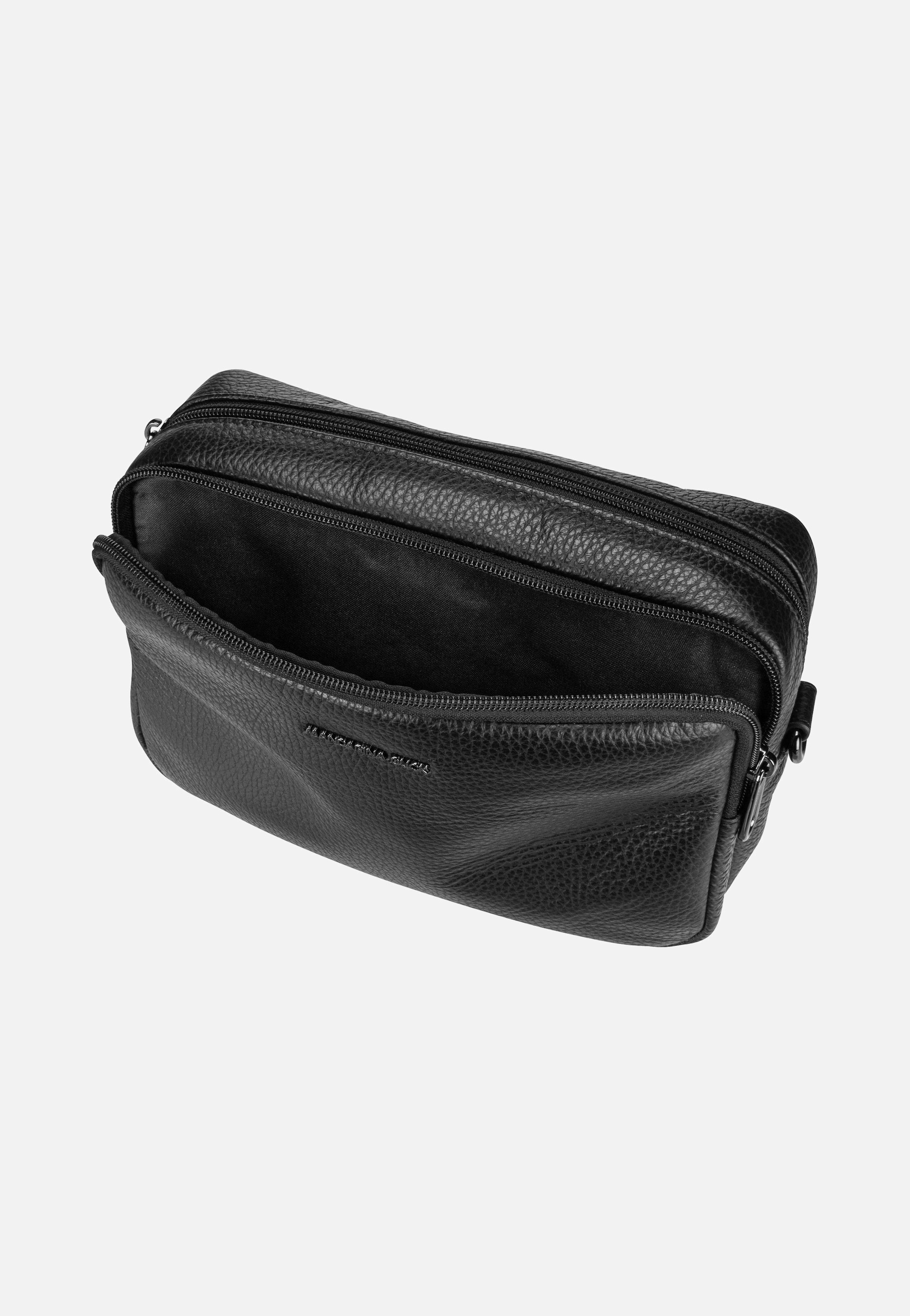 Mandarina Duck Mellow Leather Camera Case FZT11 Nero Umhängetasche