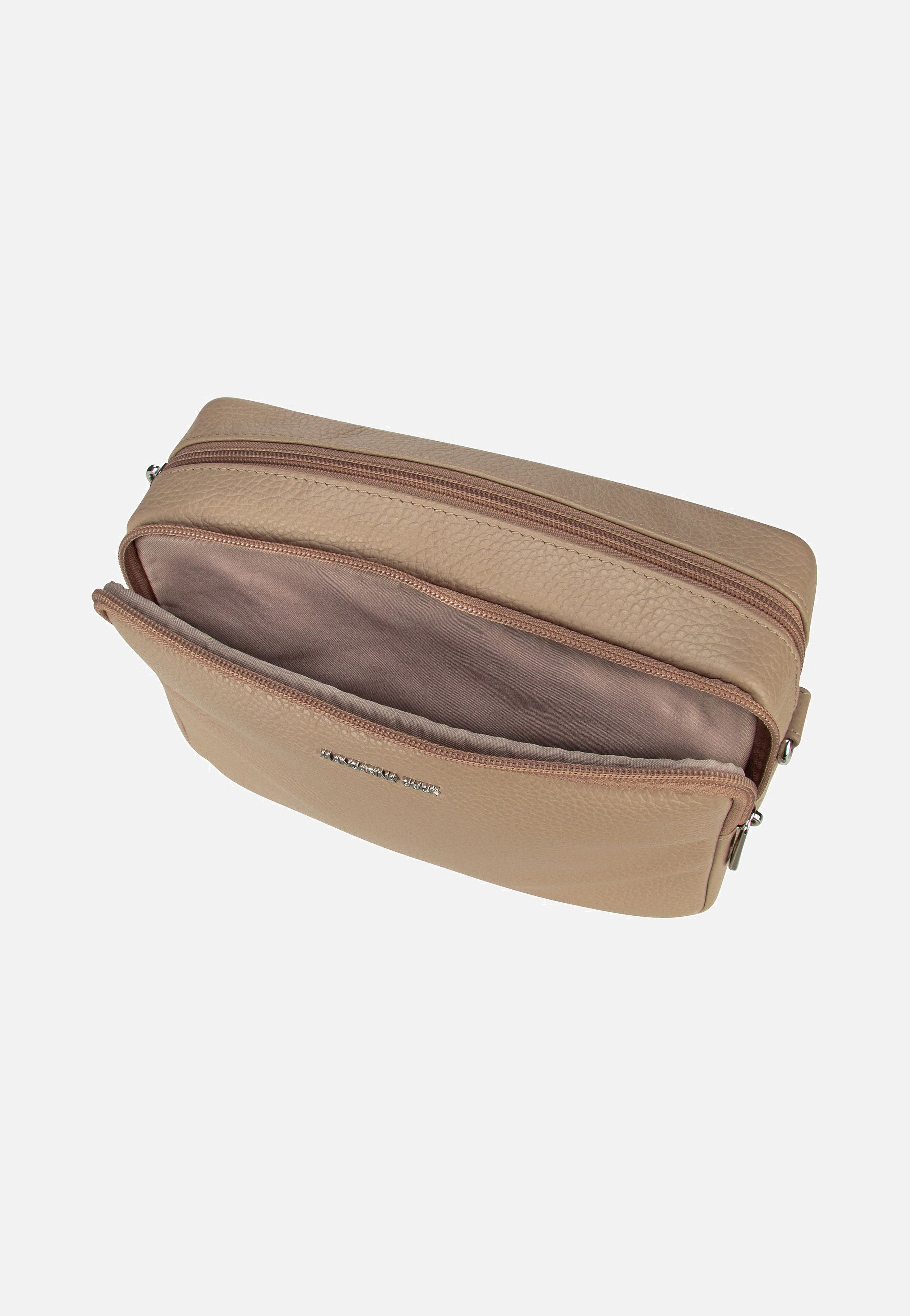 Mandarina Duck Mellow Leather Camera Case FZT11 Warm Taupe Umhängetasche