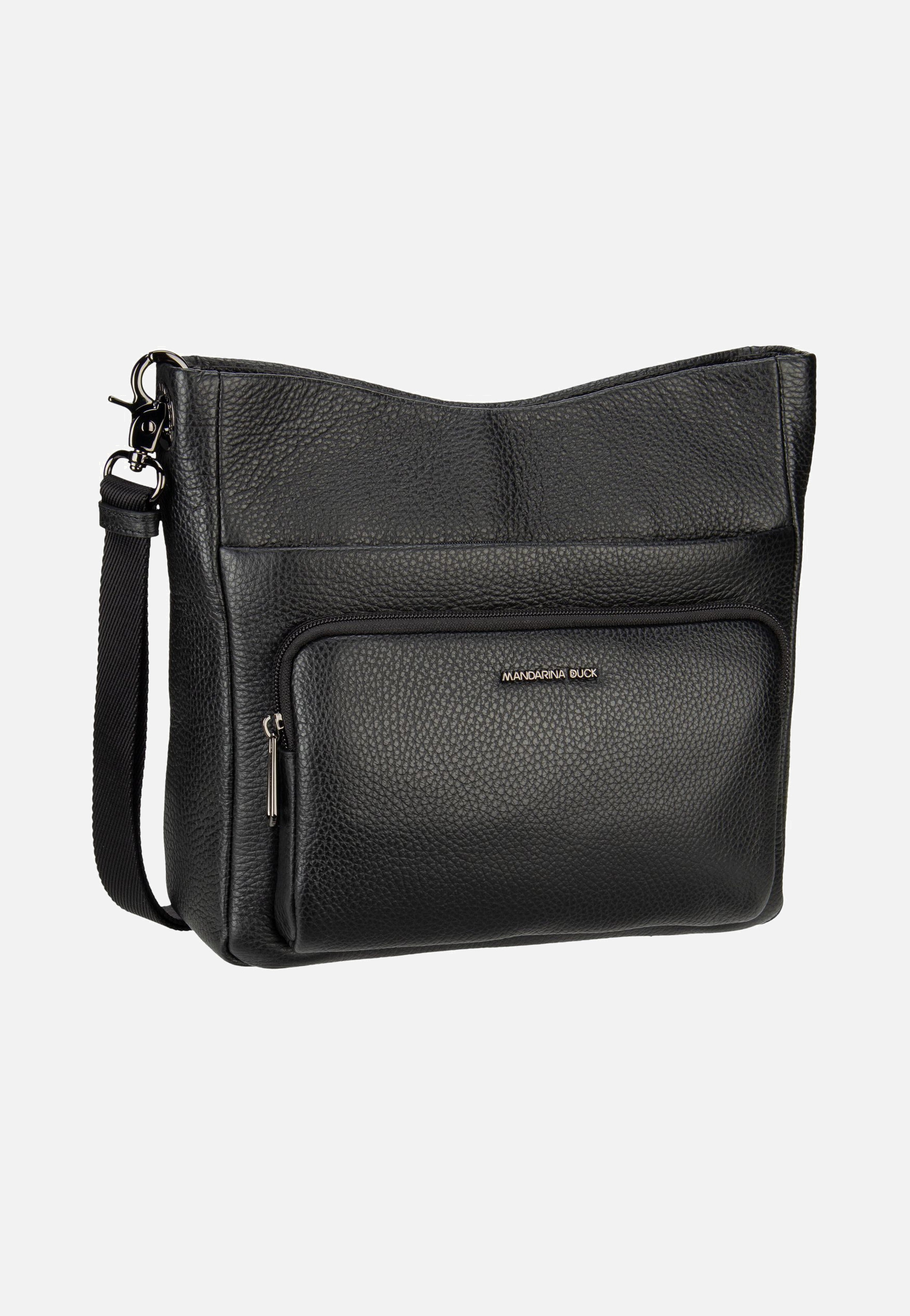 Mandarina Duck Mellow Leather FZT10 Nero Umhängetasche