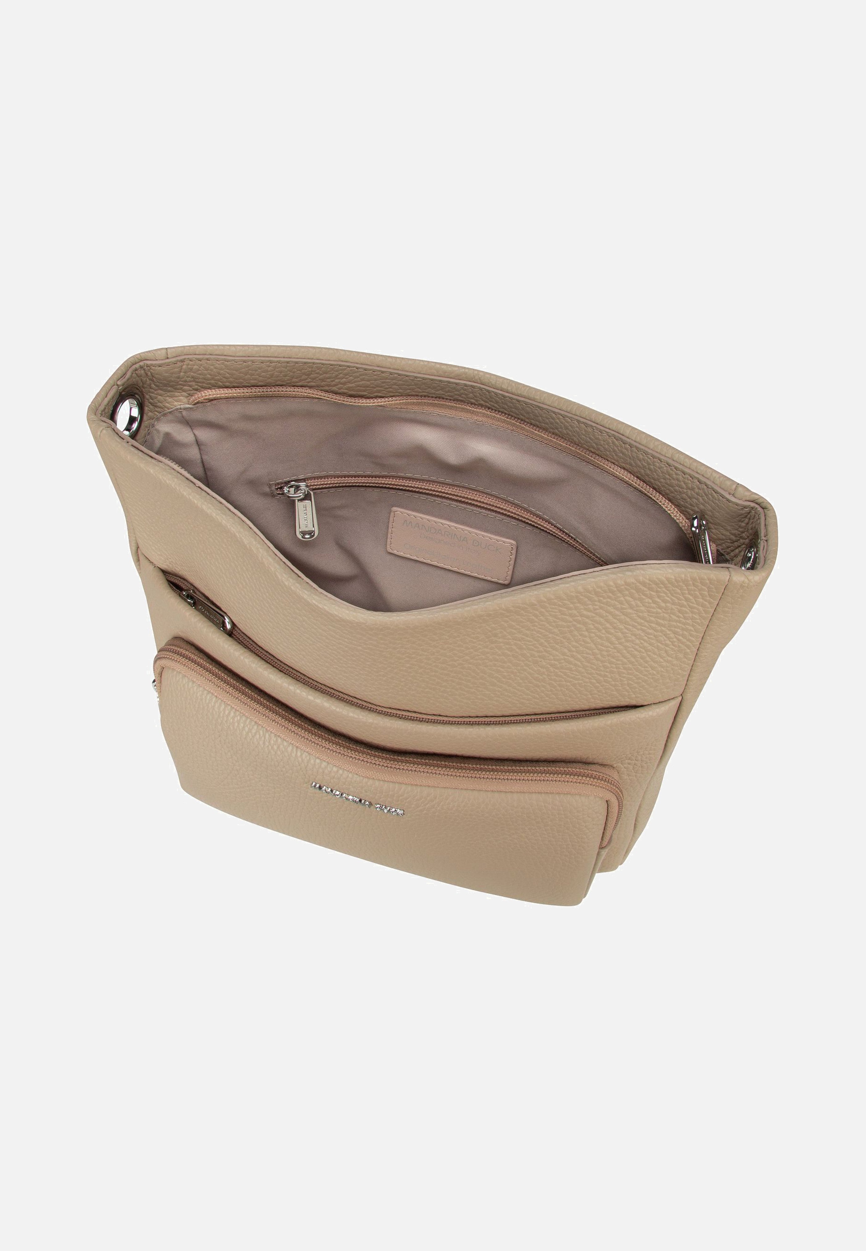 Mandarina Duck Mellow Leather FZT10 Warm Taupe Umhängetasche