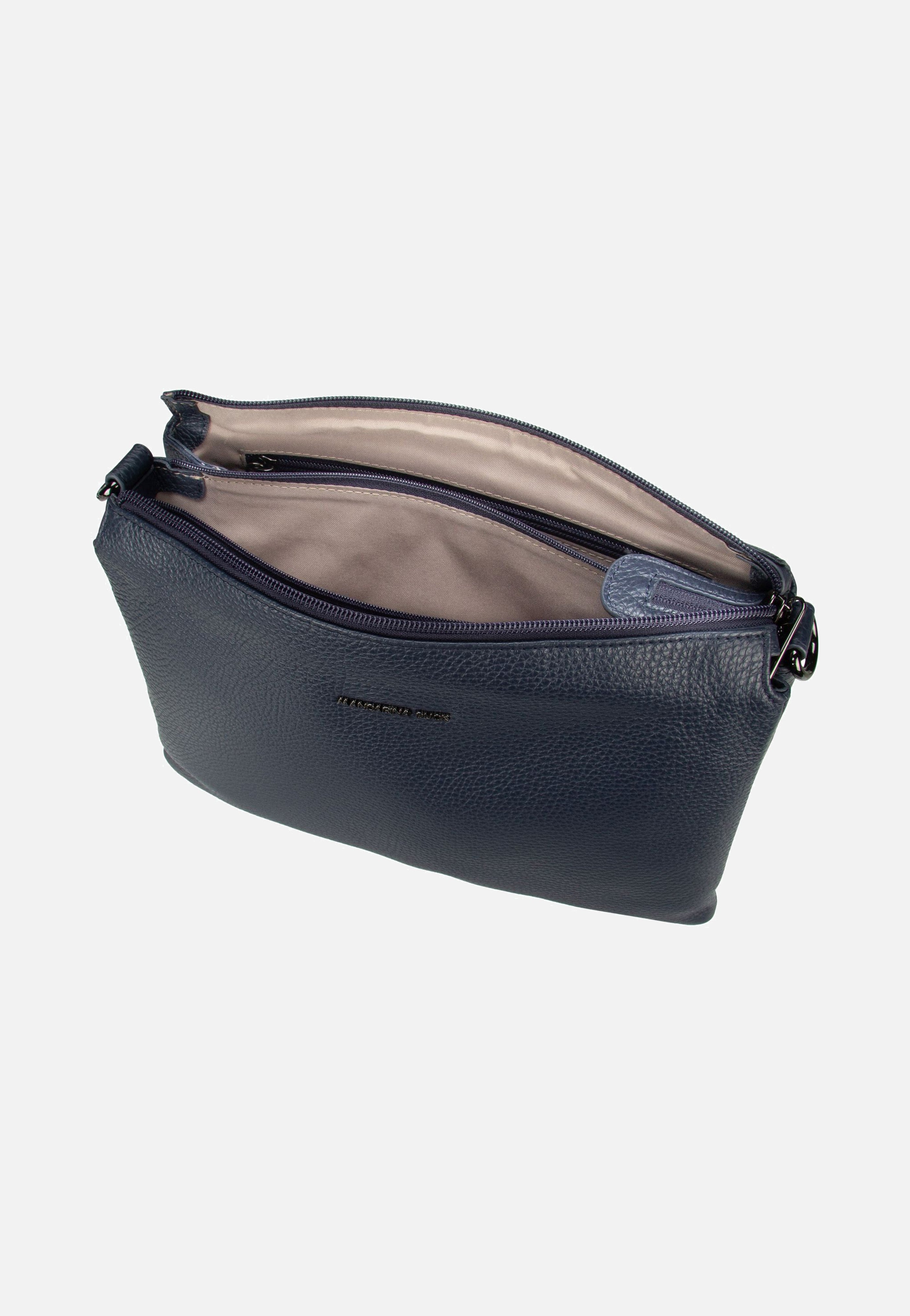 Mandarina Duck Mellow Leather FZT12 Dress Blue Umhängetasche