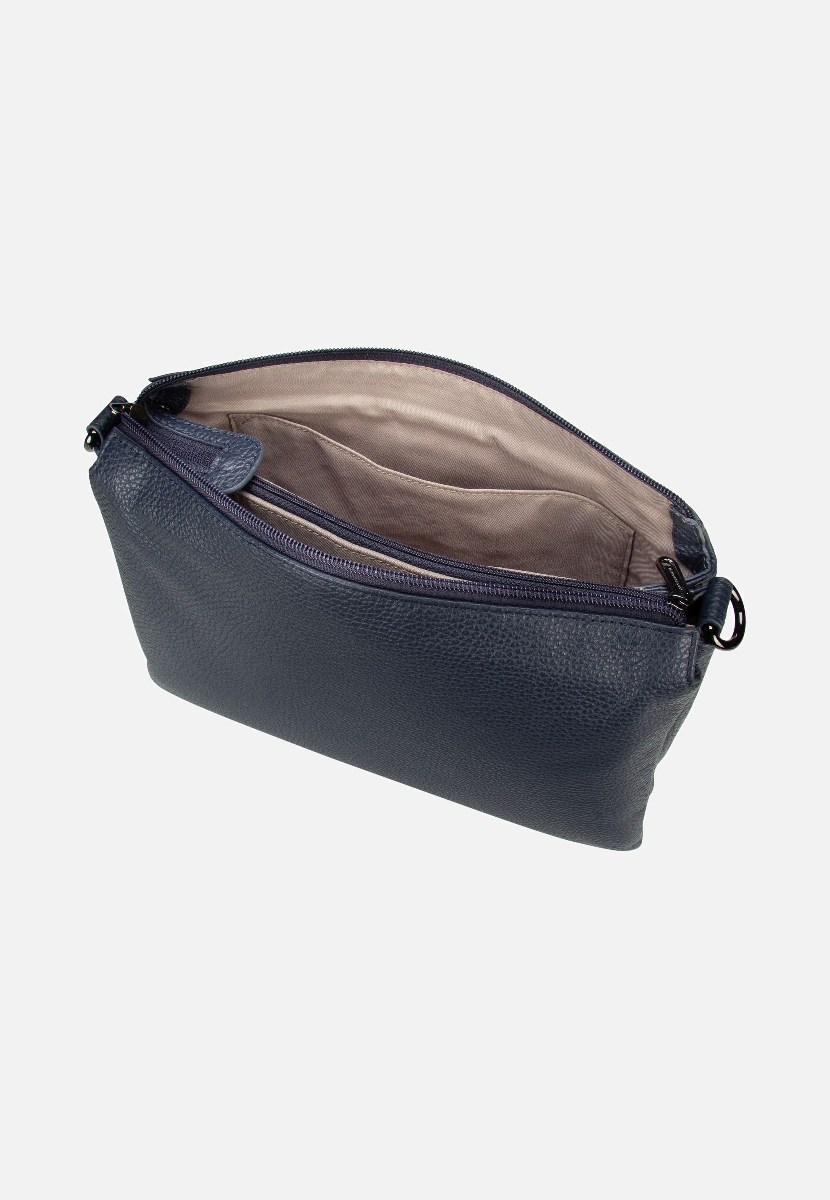 Mandarina Duck Mellow Leather FZT12 Dress Blue Umhängetasche