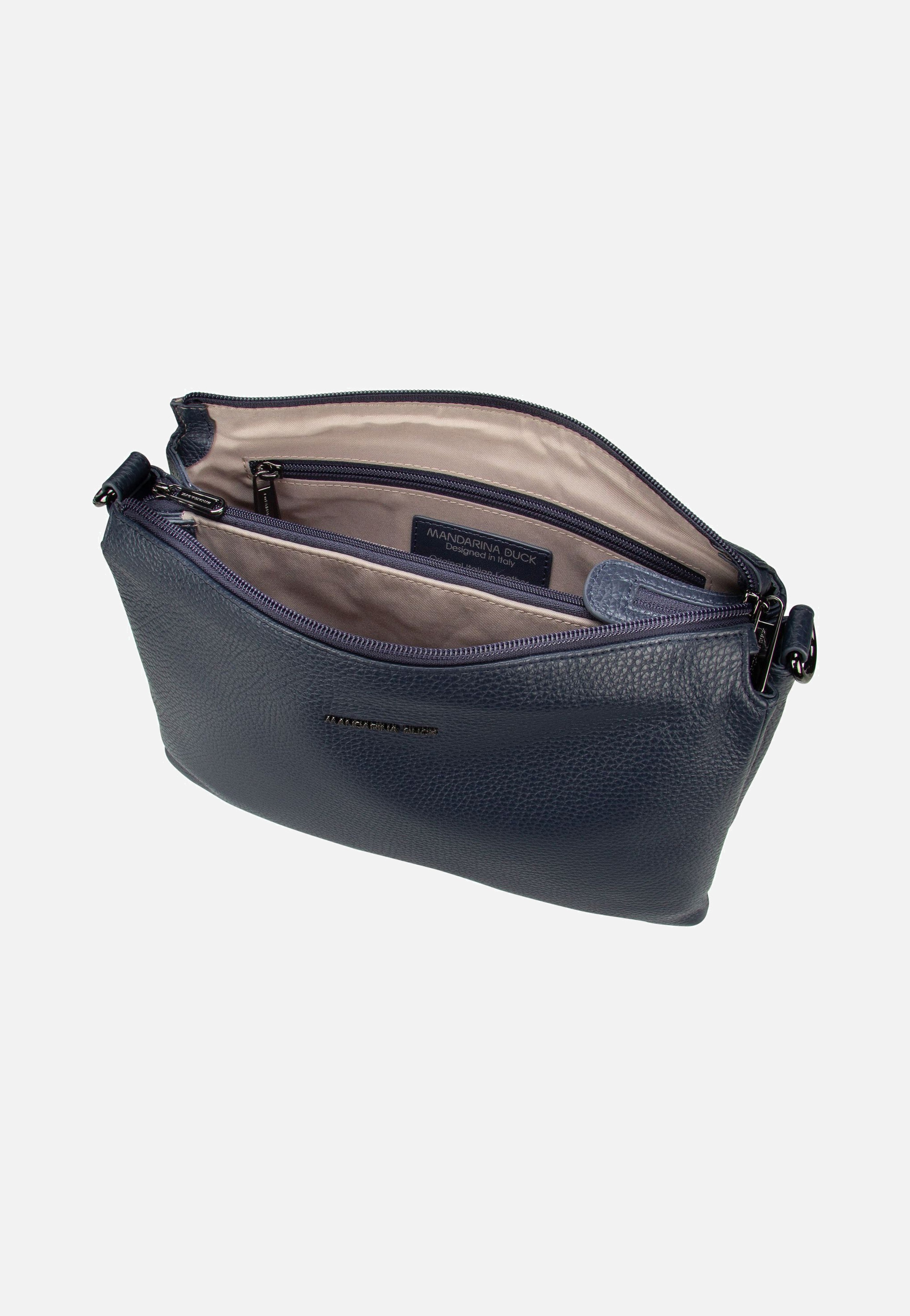 Mandarina Duck Mellow Leather FZT12 Dress Blue Umhängetasche