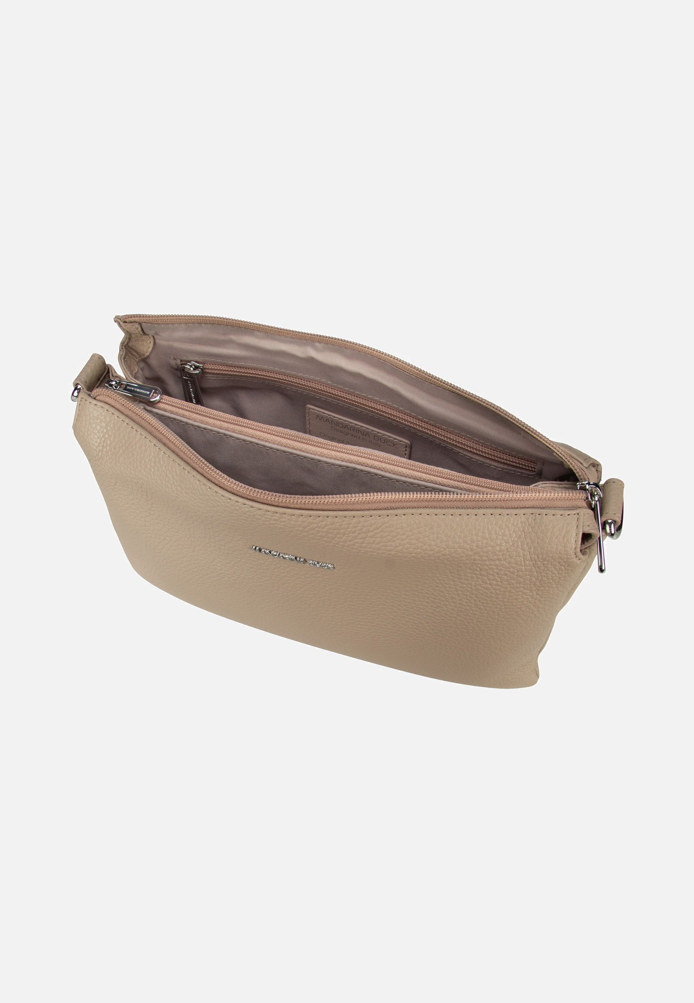 Mandarina Duck Mellow Leather FZT12 Warm Taupe Umhängetasche